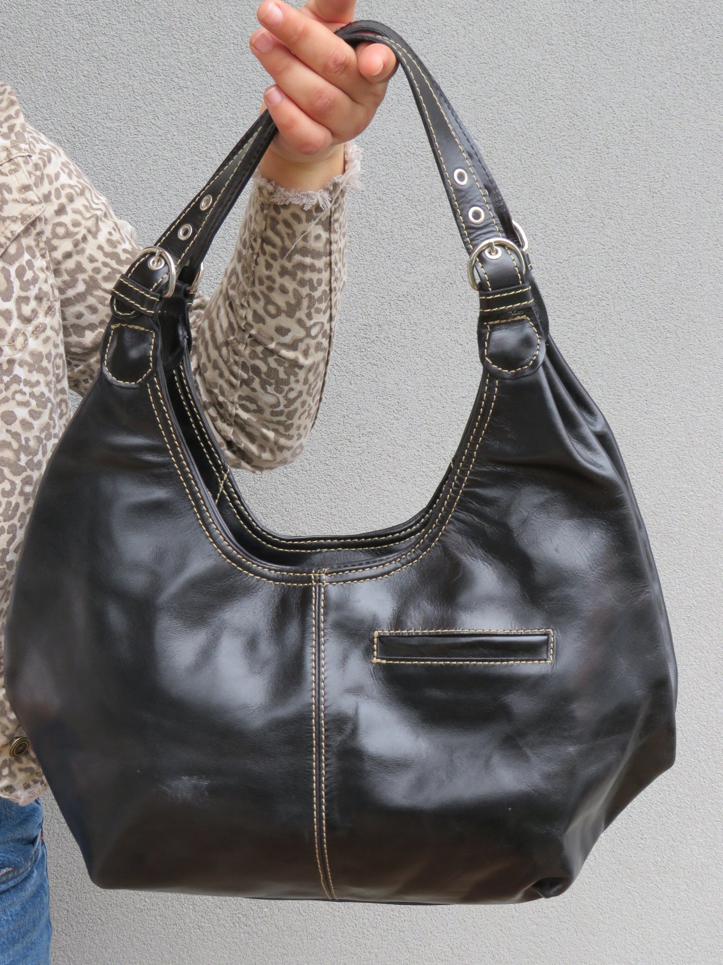 Black Slouchy Bag