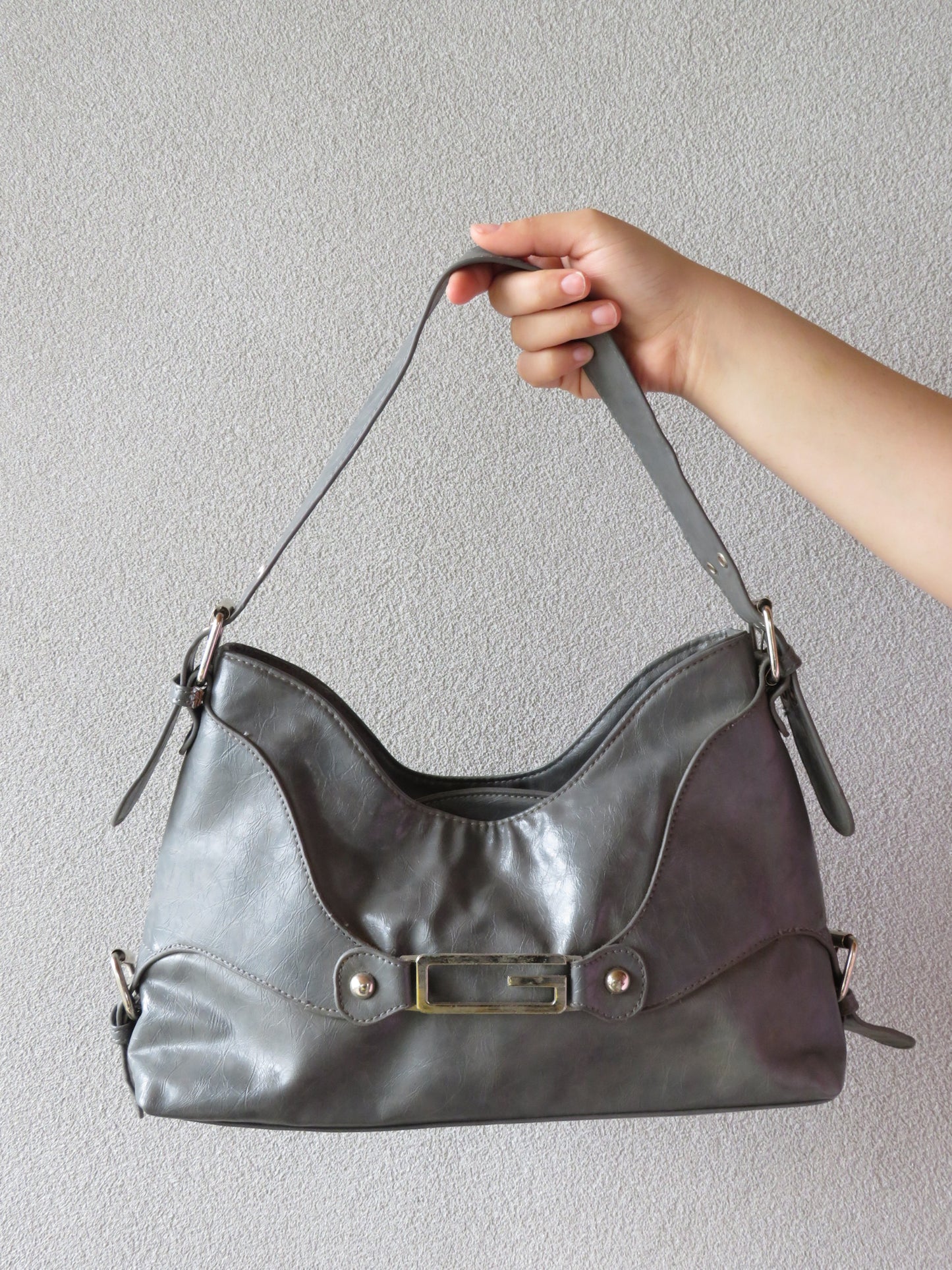 Grey G Bag