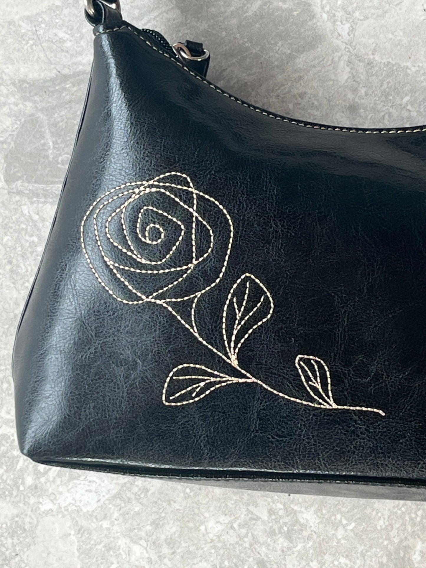 Embriodered Flower Bag