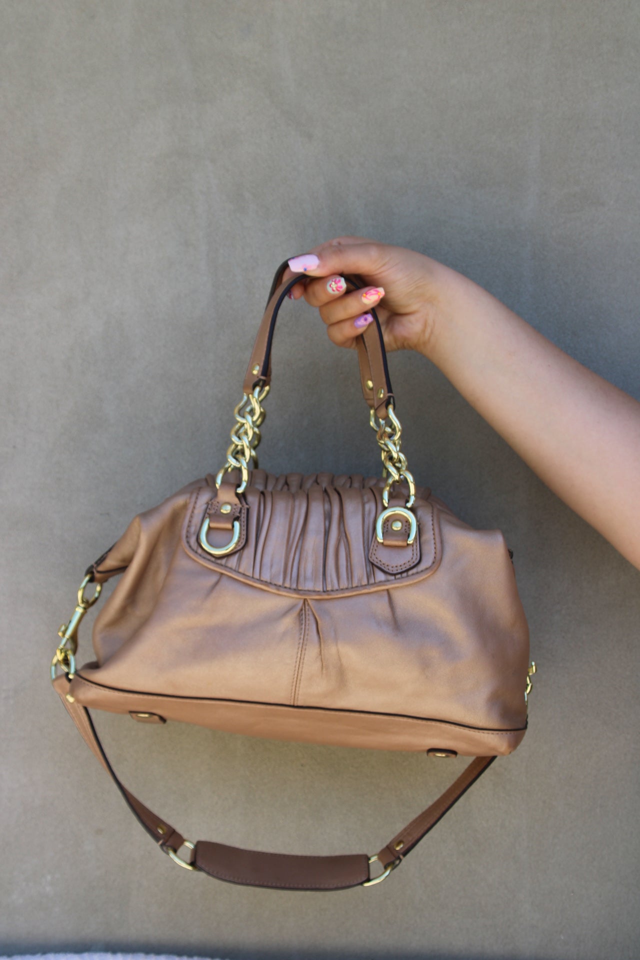 Coach Ashley Gathered Bag