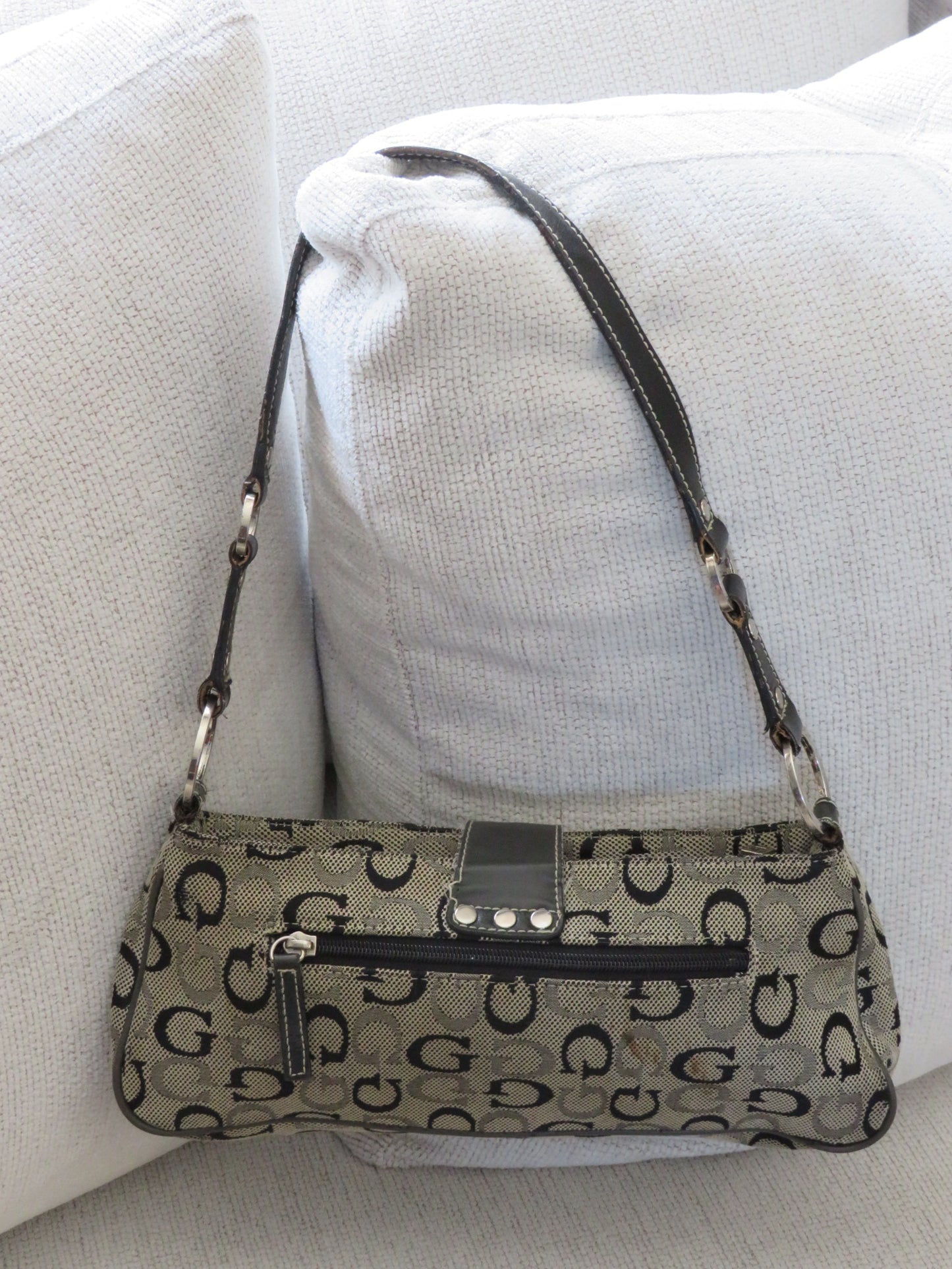 Black Monogram Guess Bag