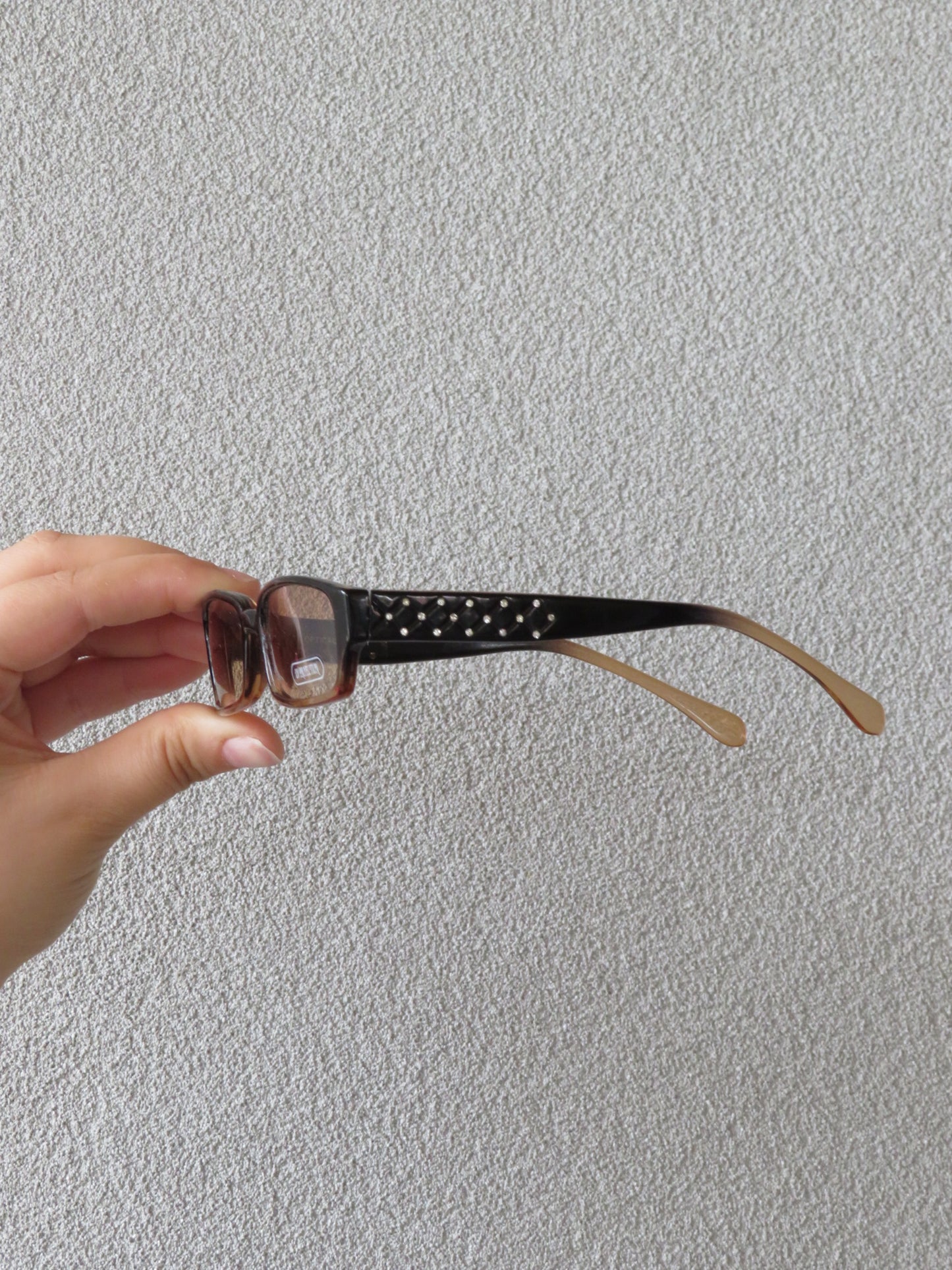 Mini Frames w/ Rhinestone Sunglasses