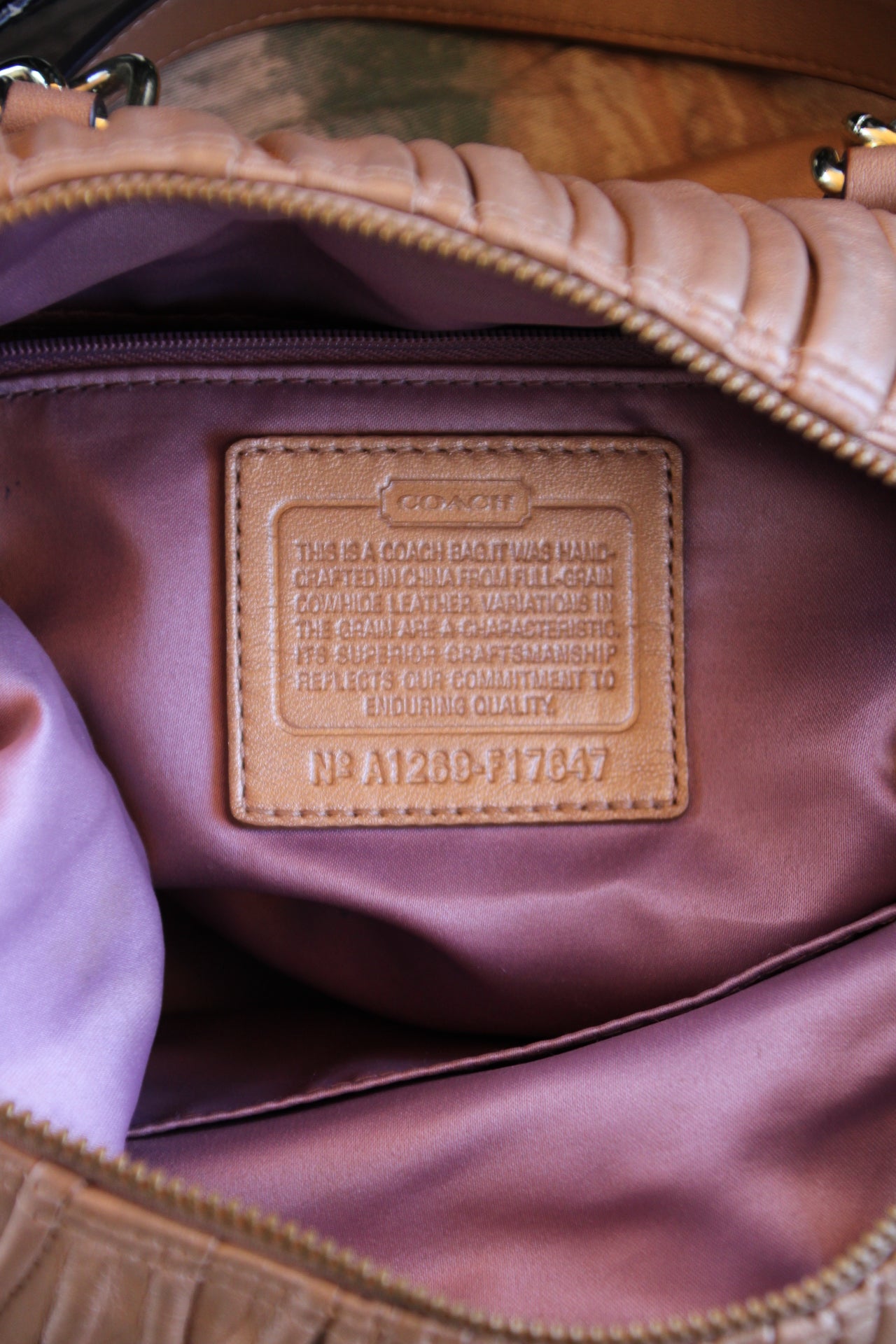 Coach Ashley Gathered Bag
