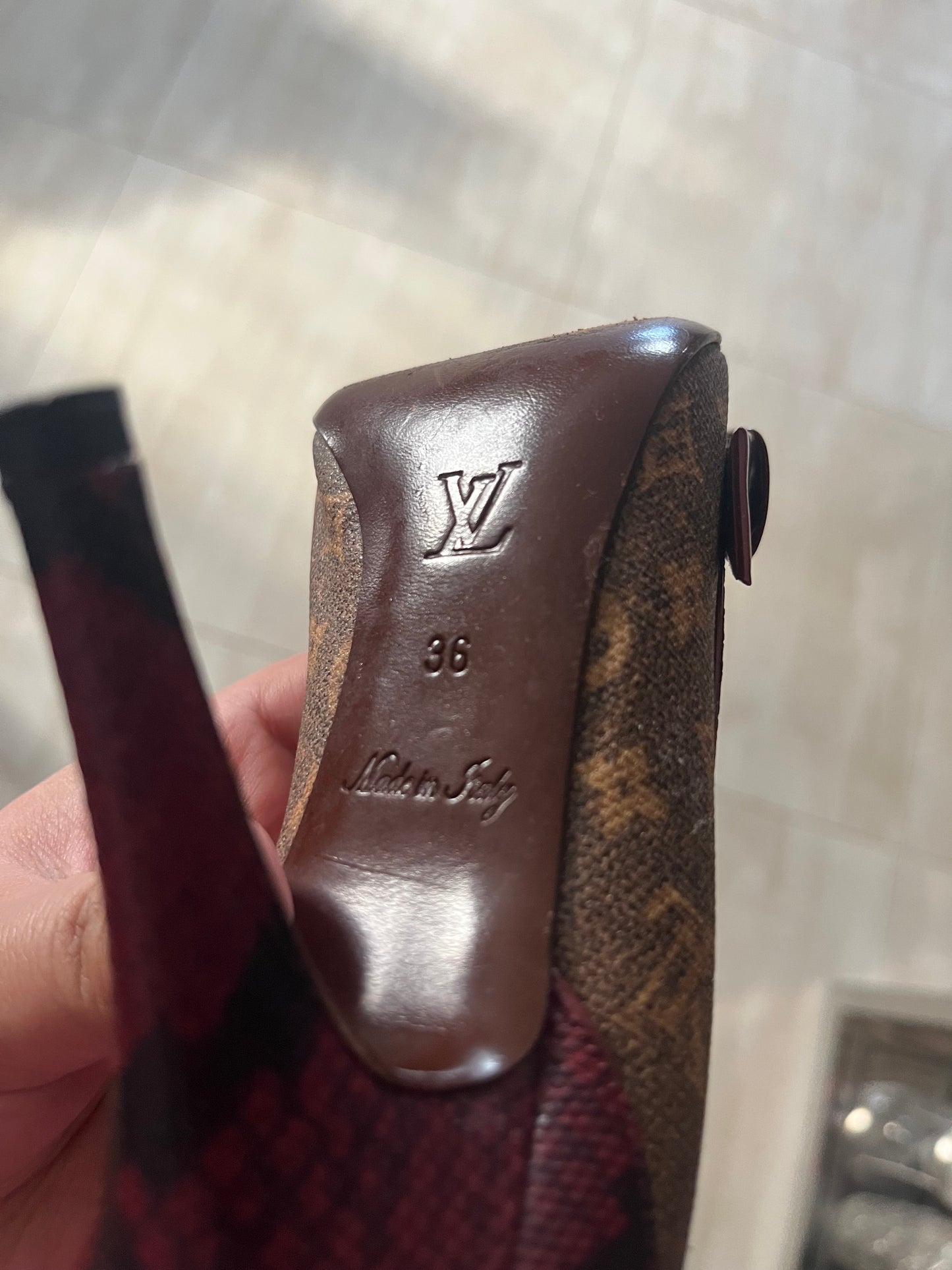 Authentic Louis Vuitton Heels
