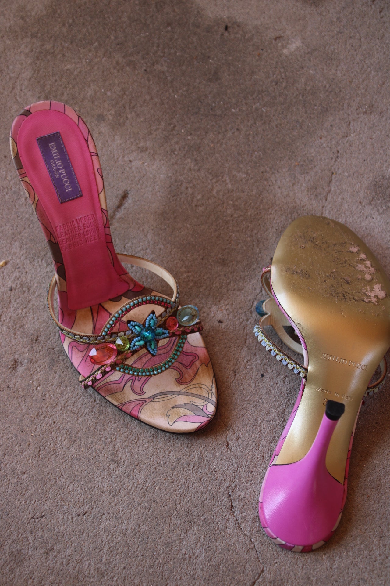RARE - Vintage Emilio Pucci Heels
