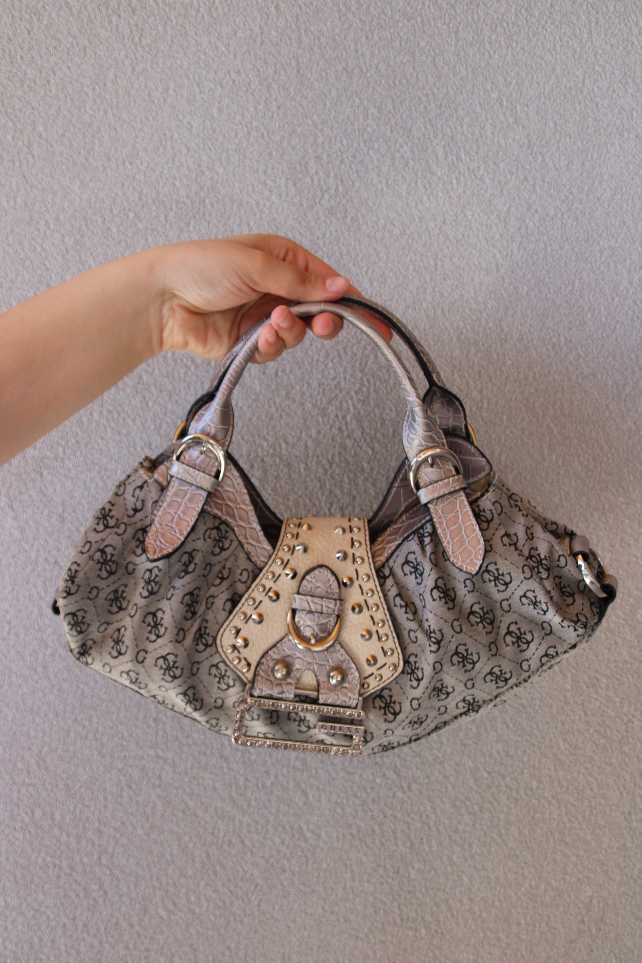 Vintage Studded Guess Bag