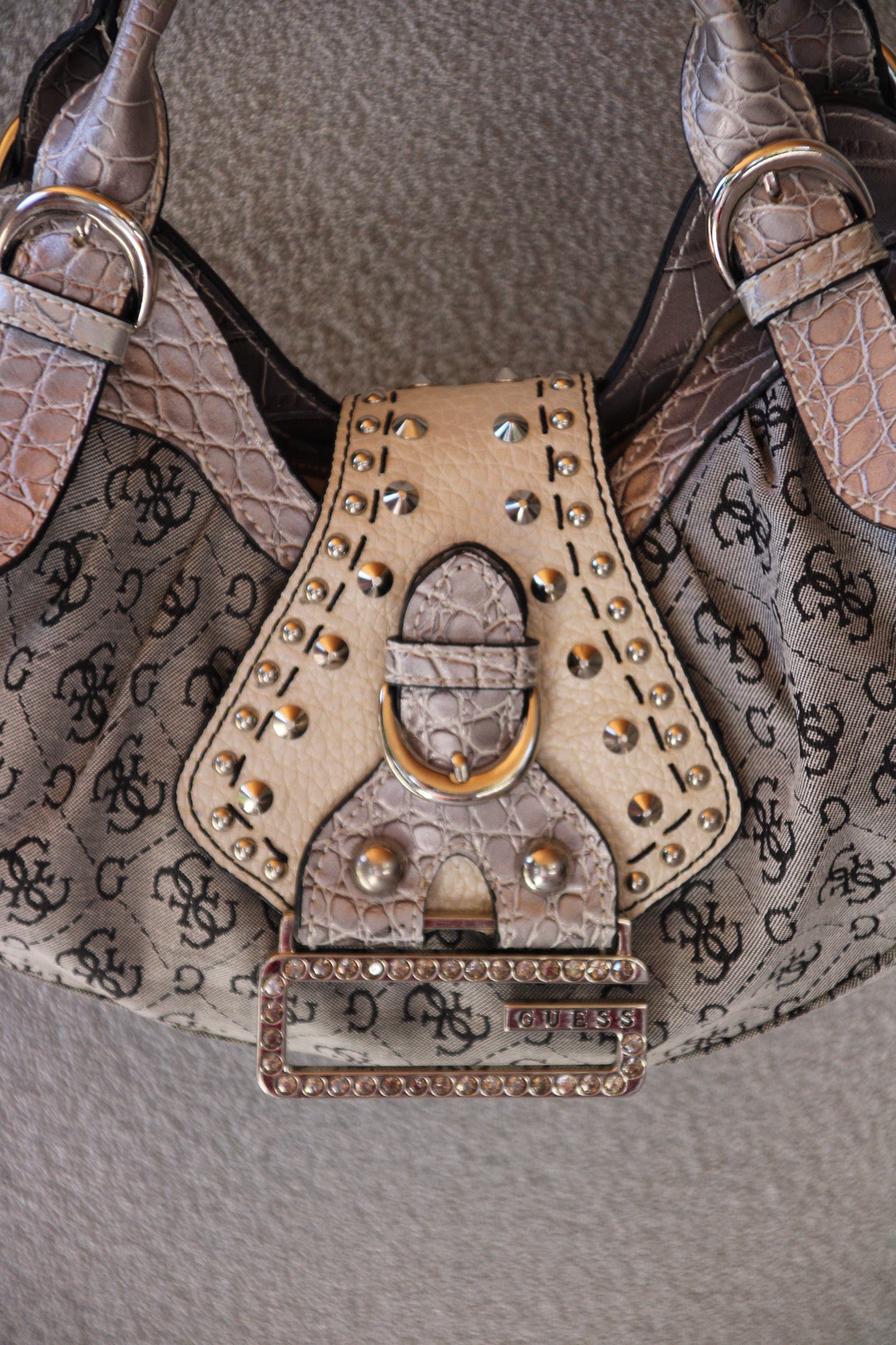 Vintage Studded Guess Bag