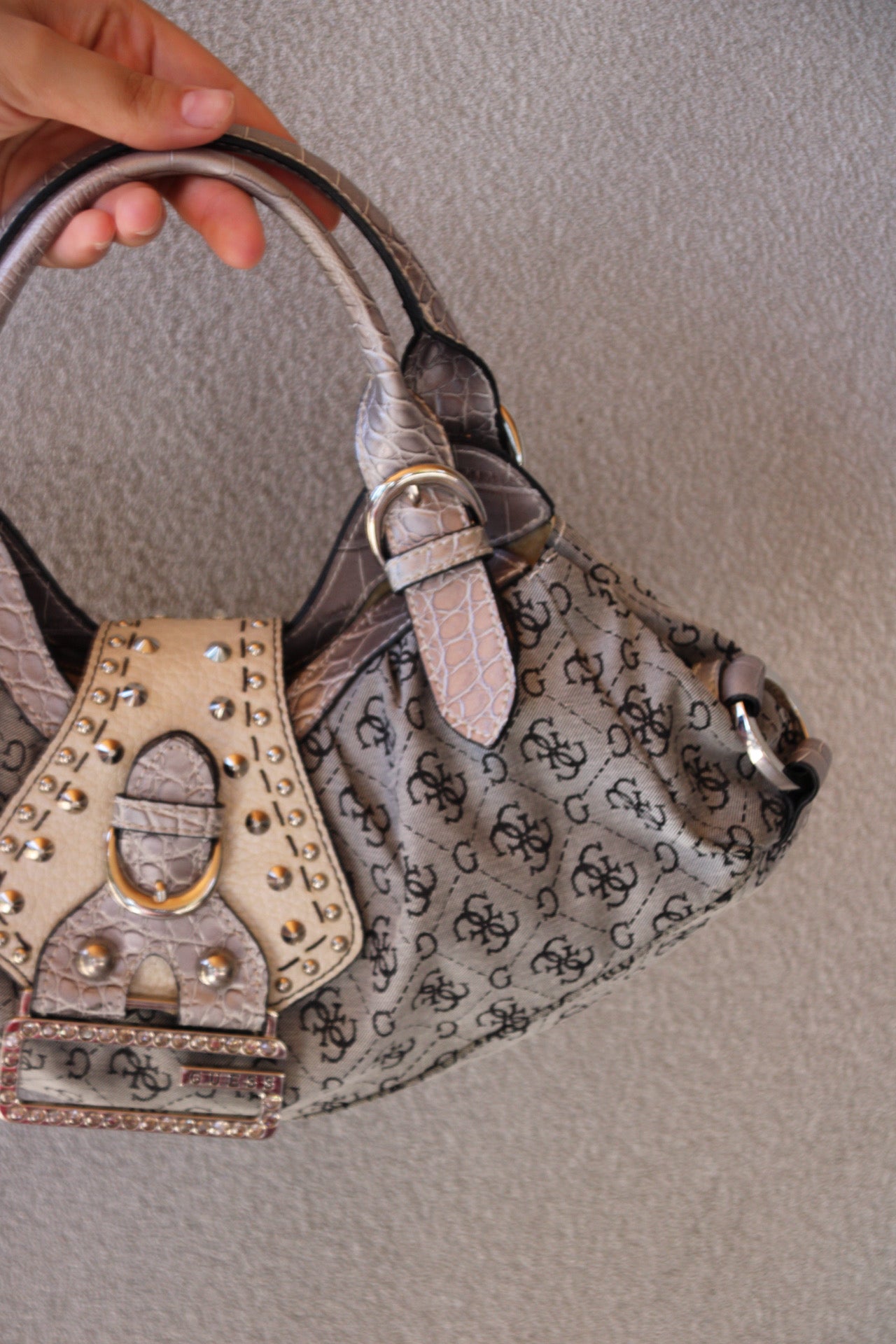 Vintage Studded Guess Bag