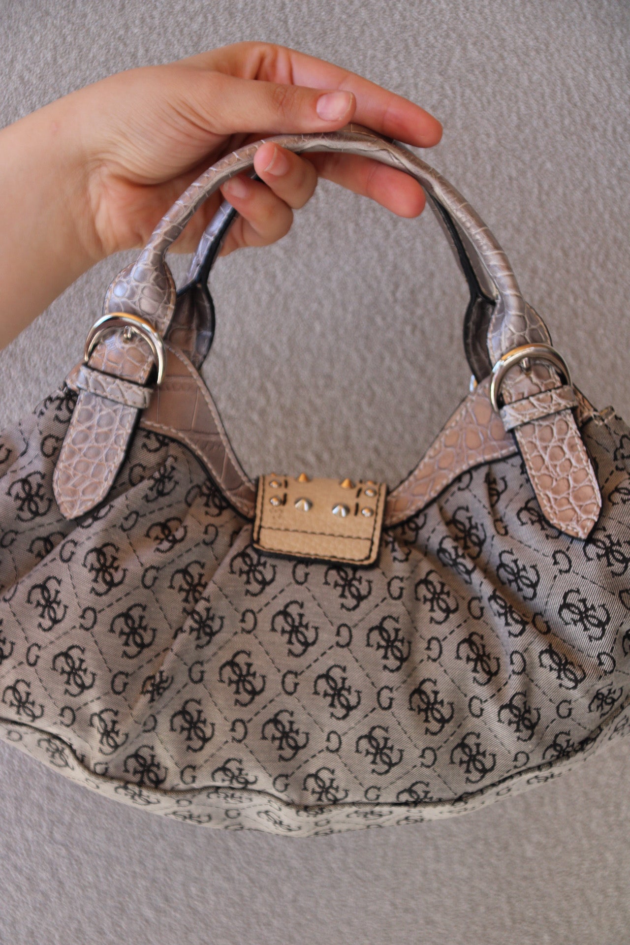 Vintage Studded Guess Bag