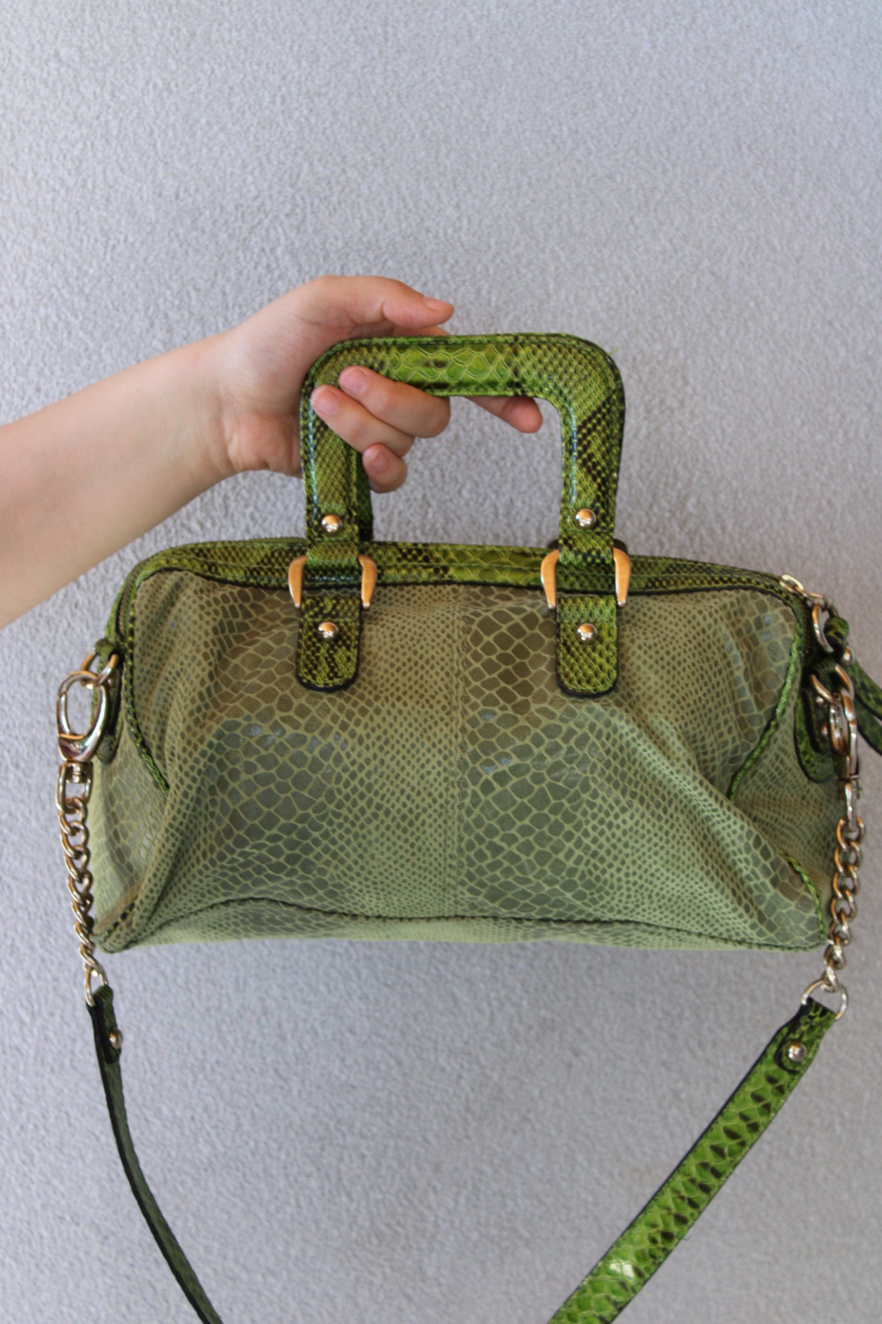 Vintage Green Guess Bag
