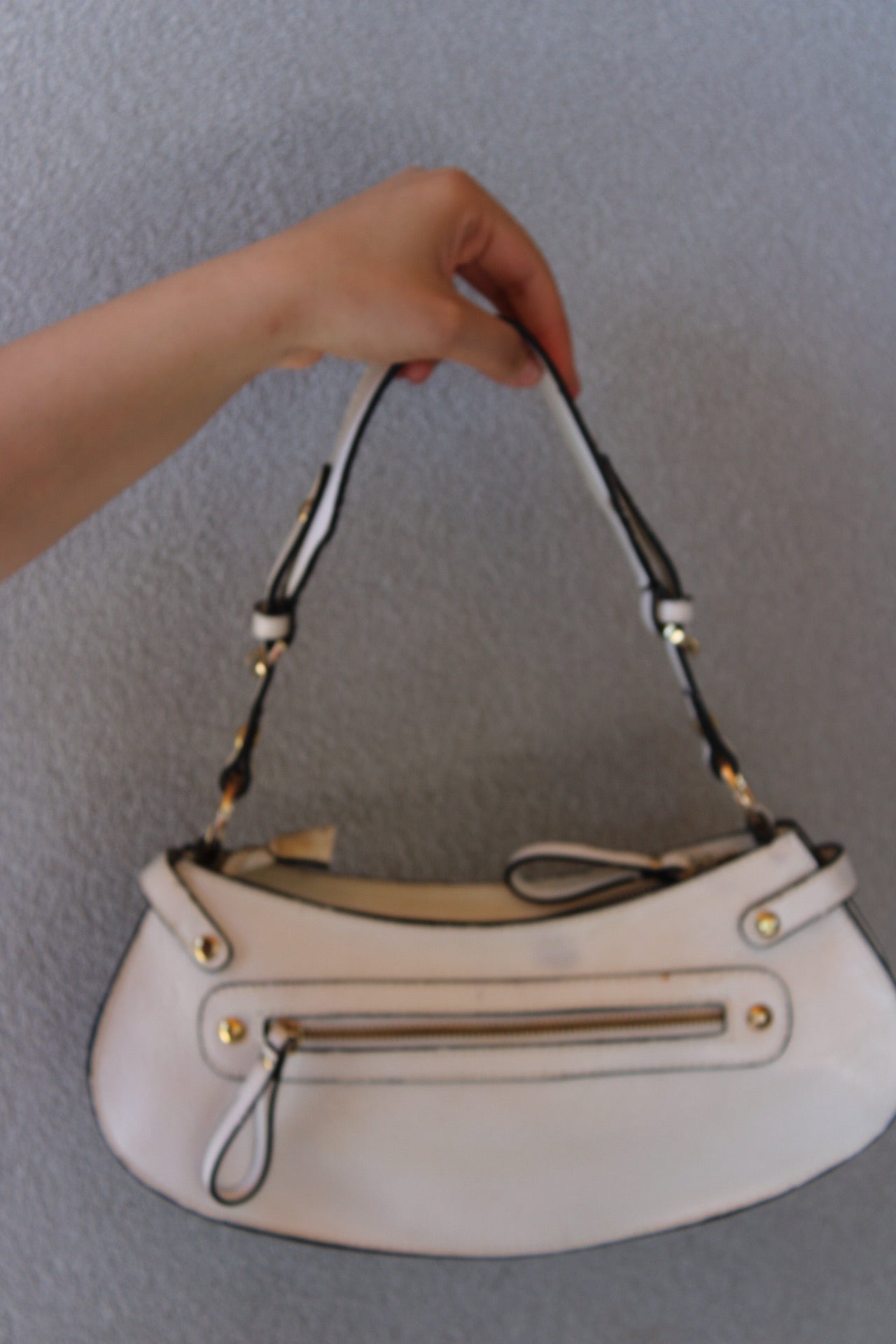 White Eyelet Guess Bag