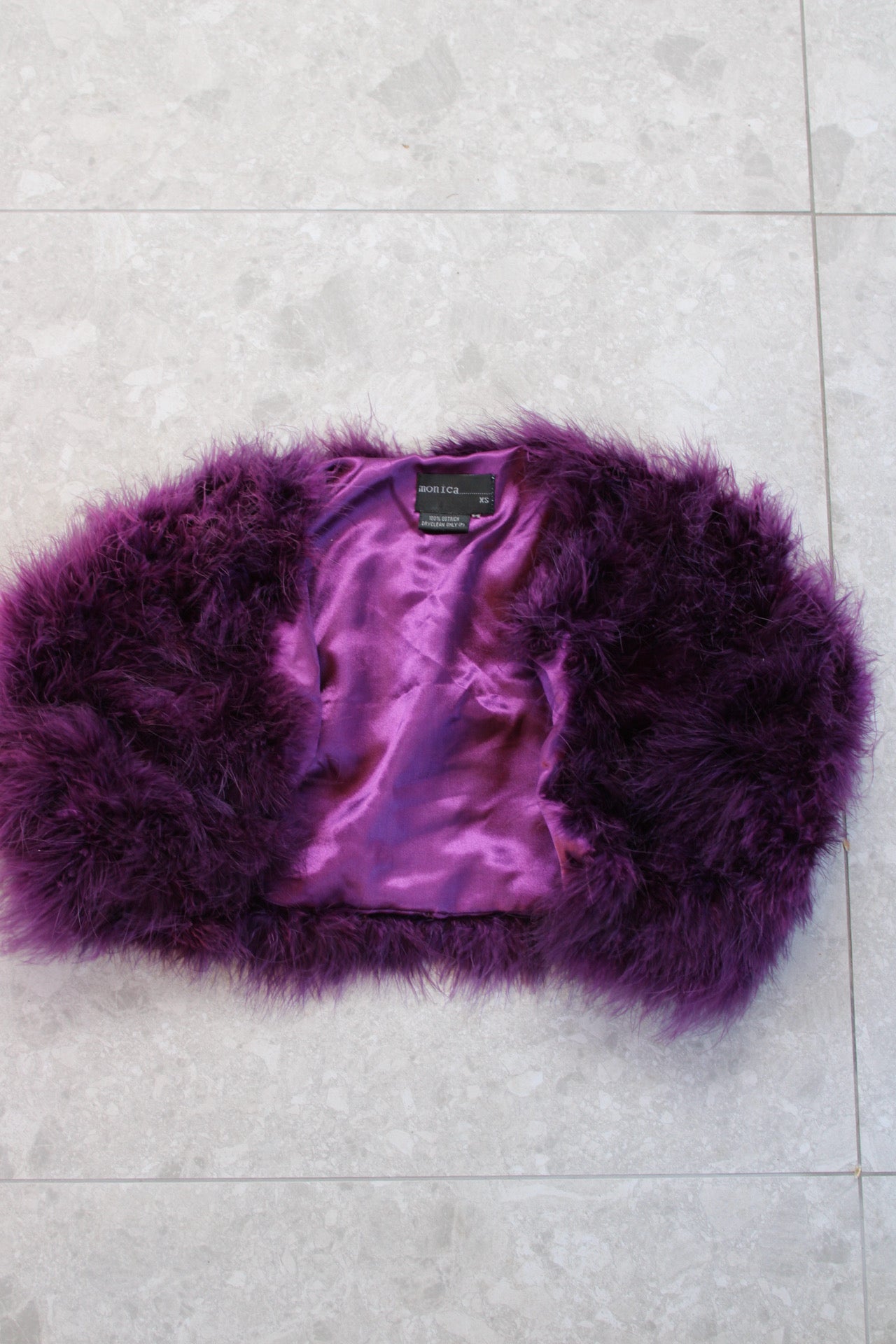 REAL Ostrich Feather Vest