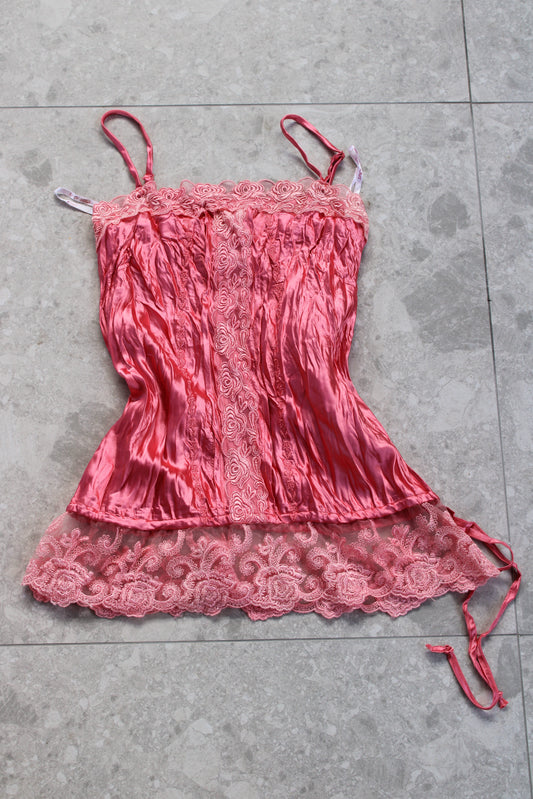 Lace Scrunched Cami