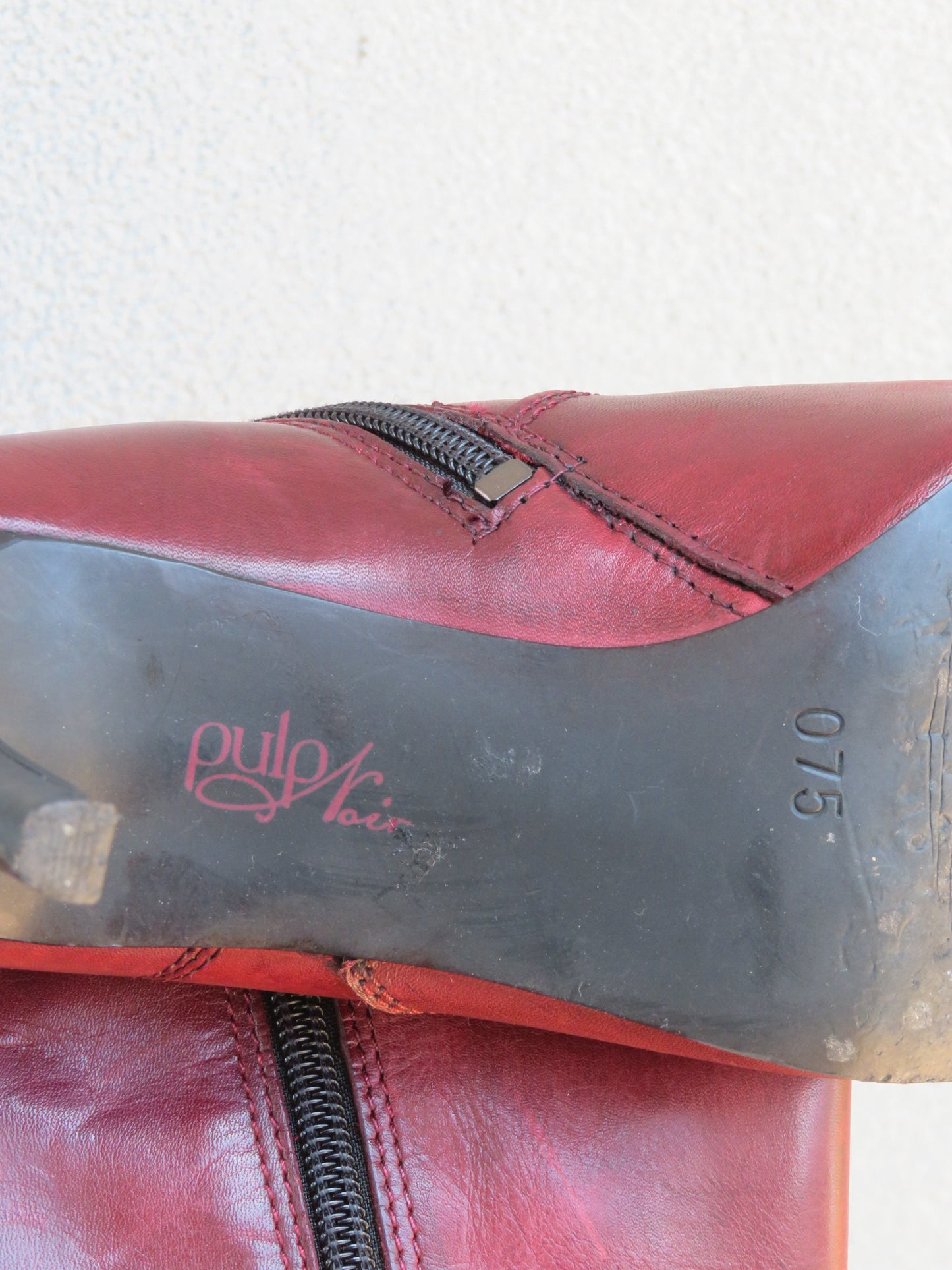 Deep Red Calf Boots