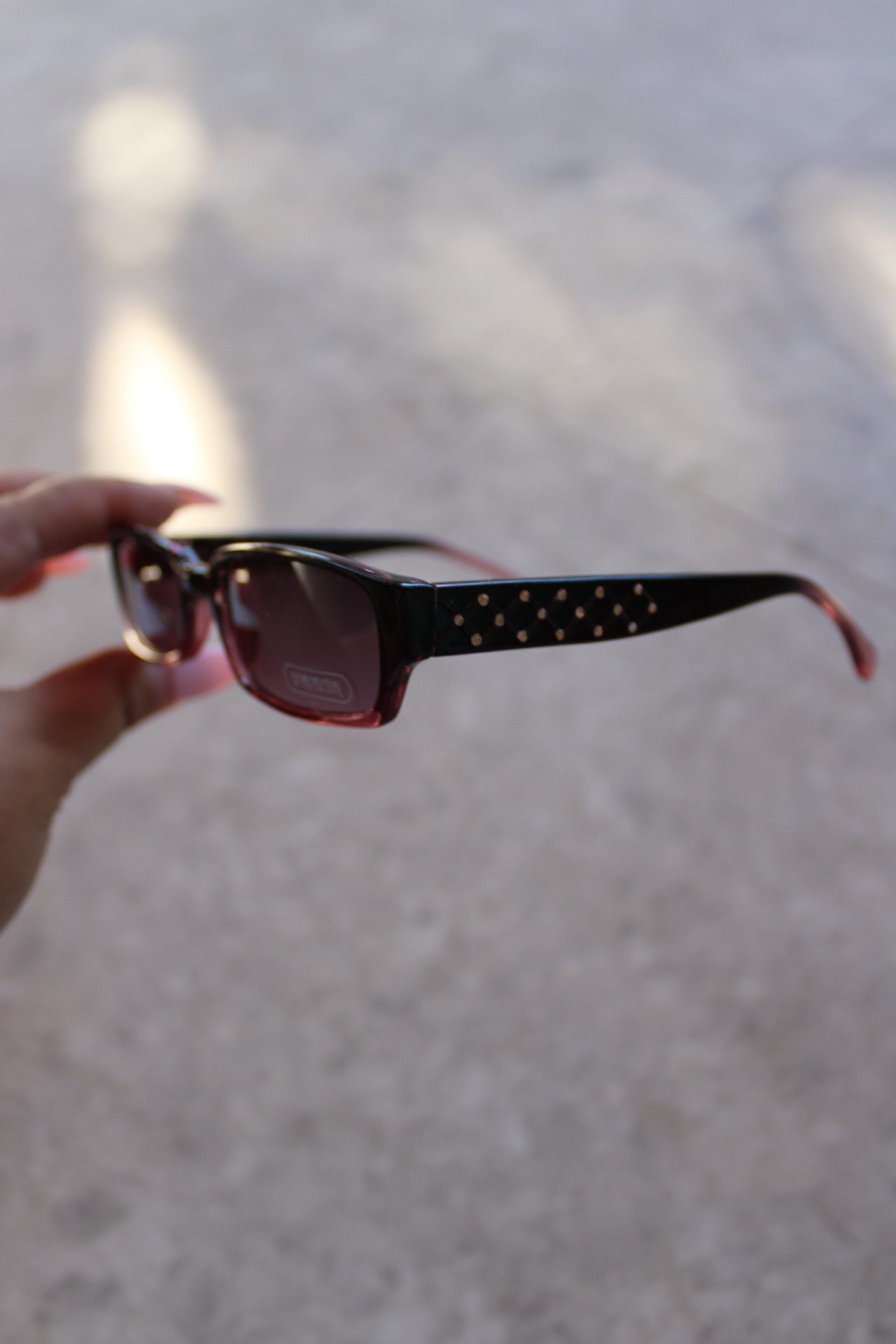 Pink Ombre Dimond Sunglasses
