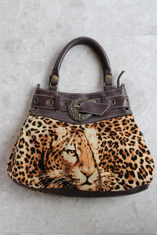 Leopard Buckle Bag