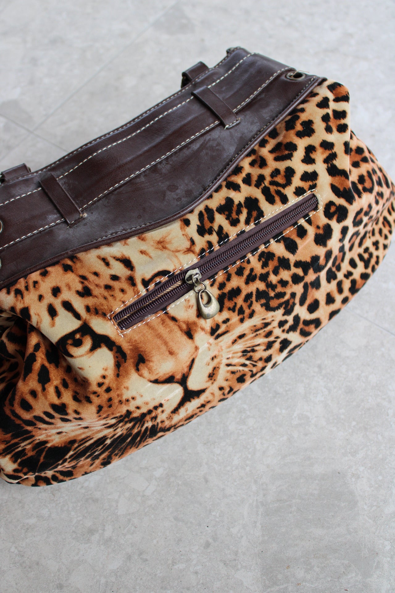 Leopard Buckle Bag