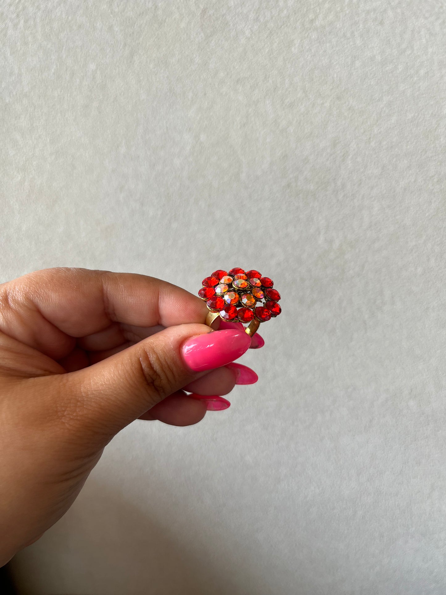Red Flower Ring