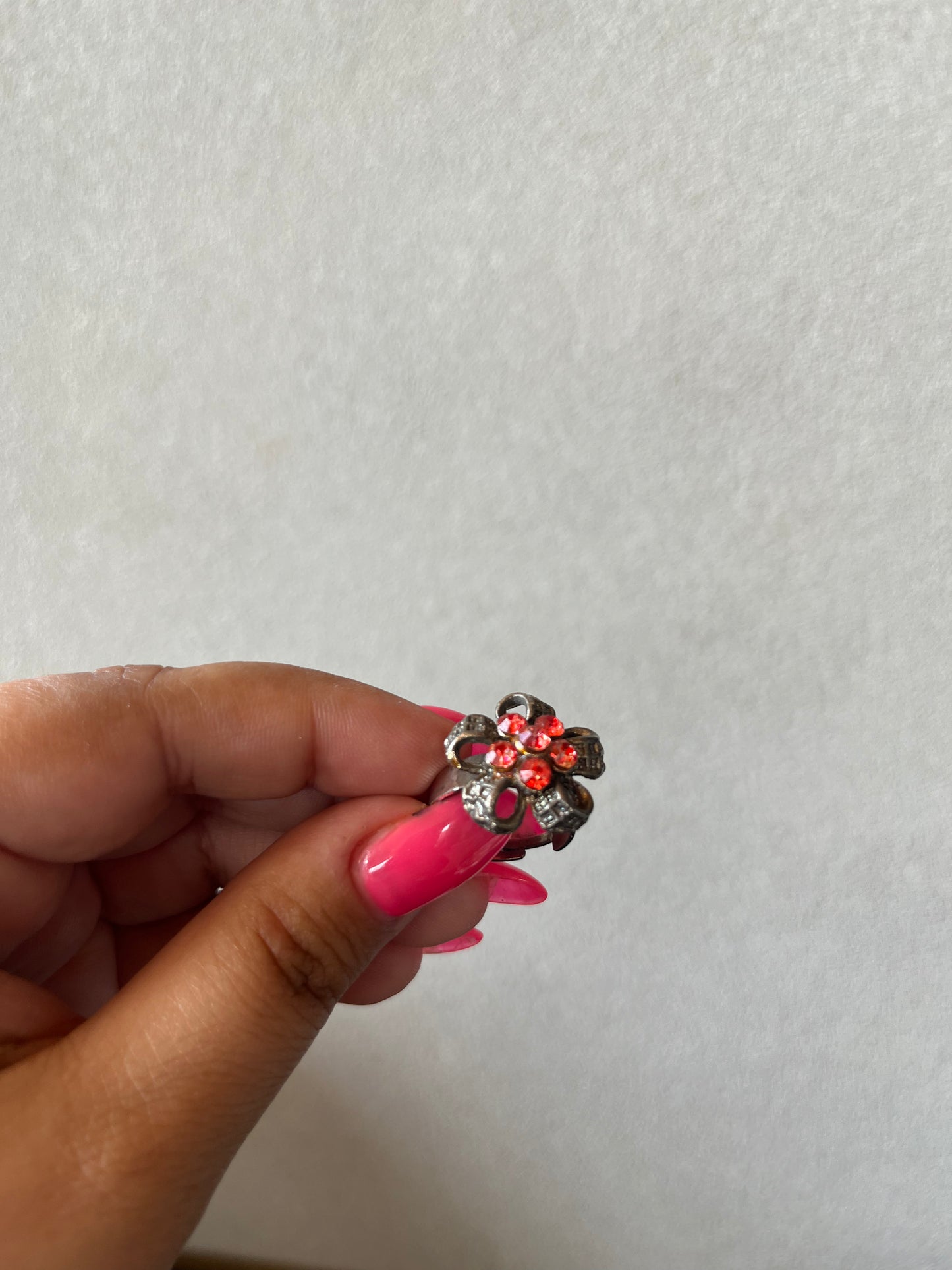 Silver Flower Ring