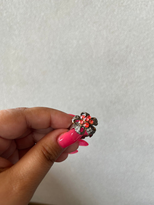 Silver Flower Ring