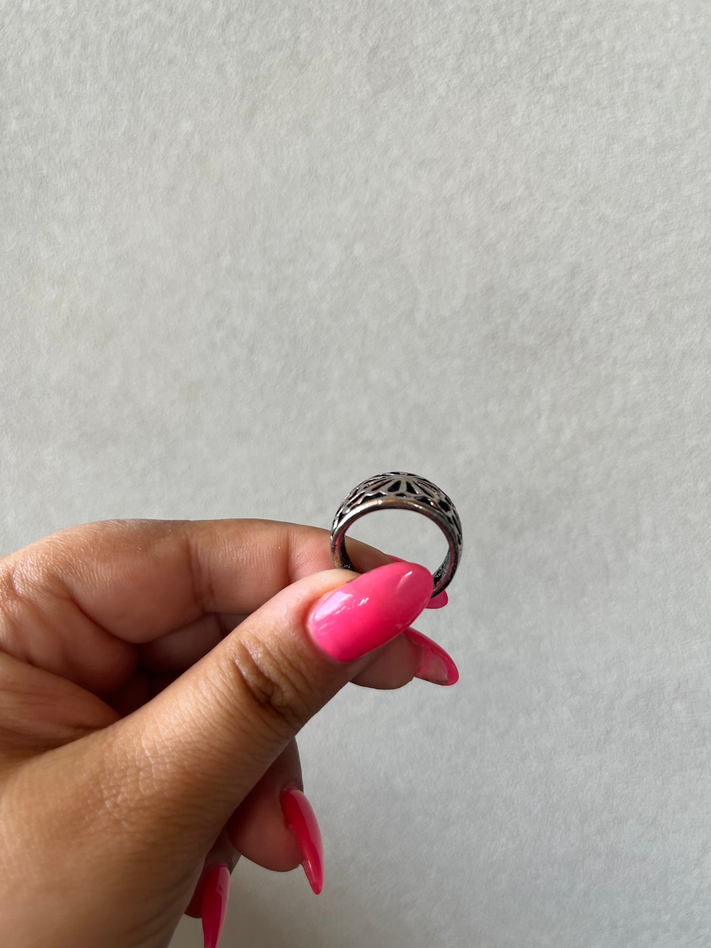 Grungy Silver Ring Bundle (4)