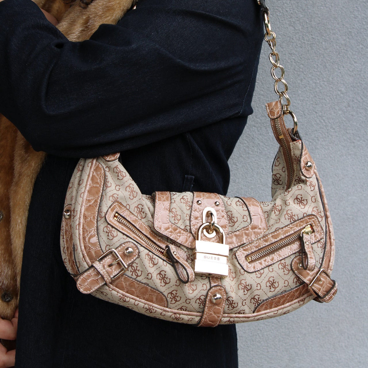 Beige Guess Bag