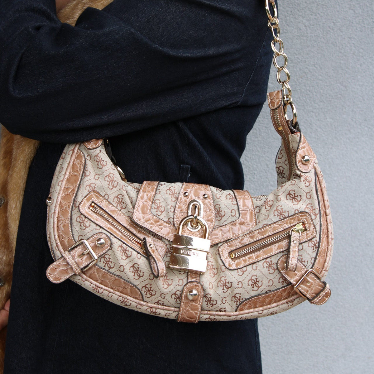 Beige Guess Bag