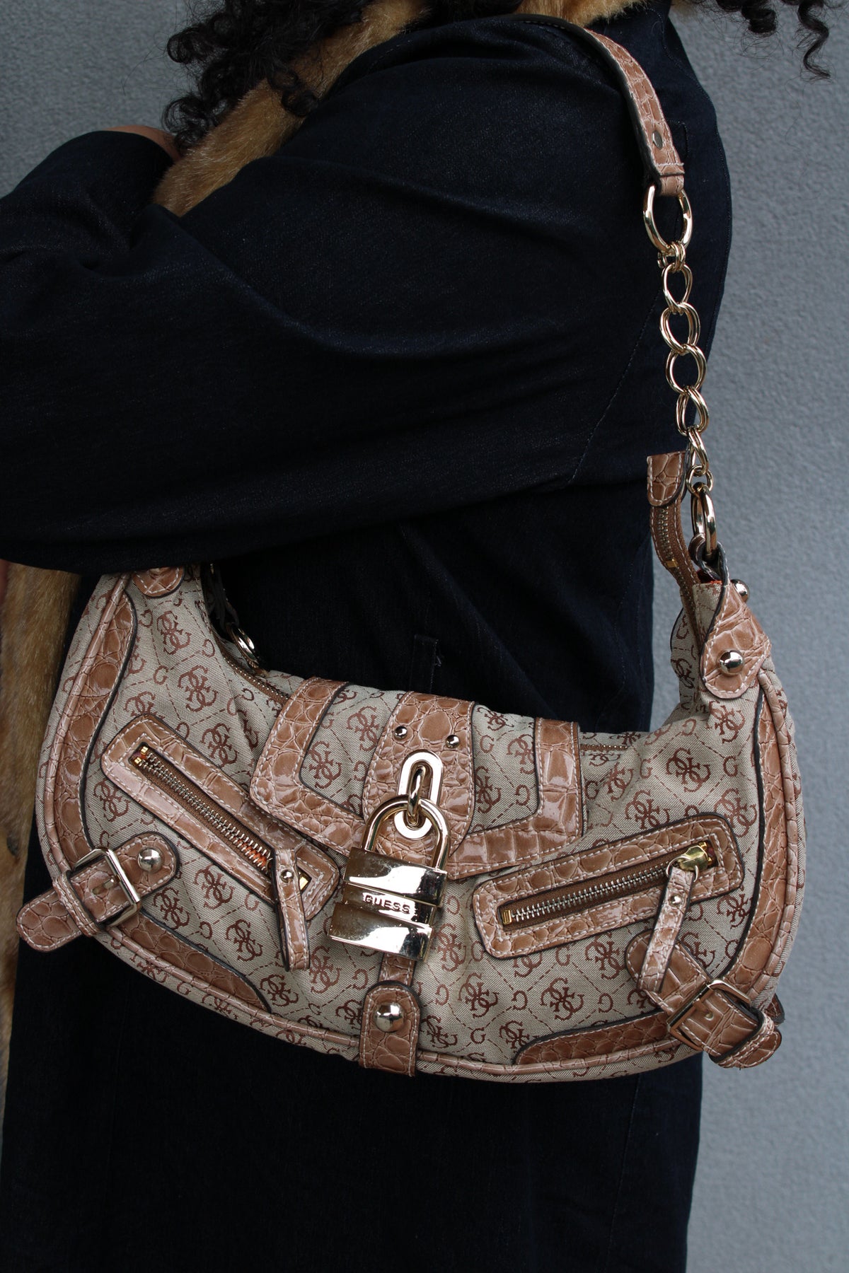 Beige Guess Bag