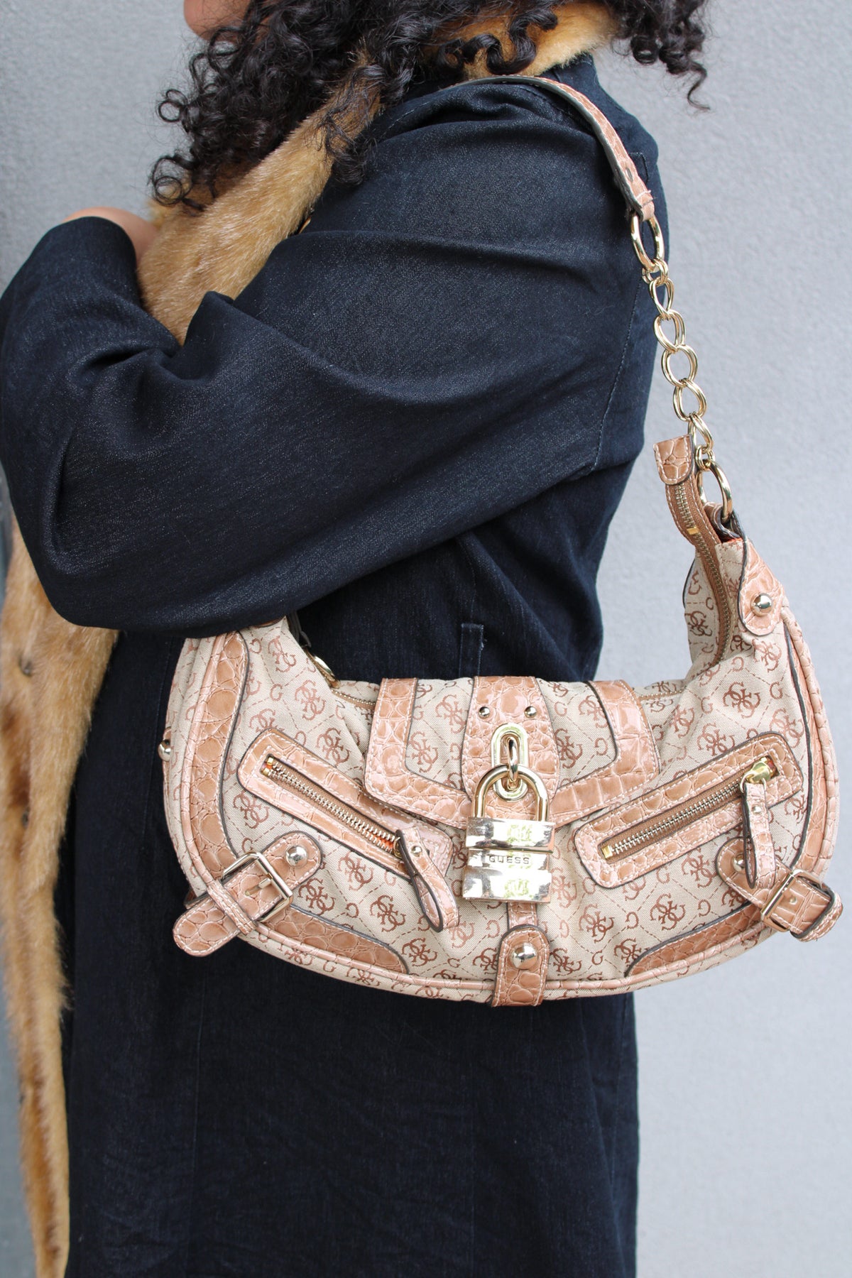 Beige Guess Bag