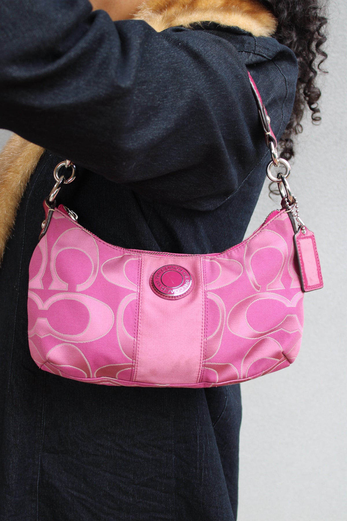 Vintage Pink Coach Bag