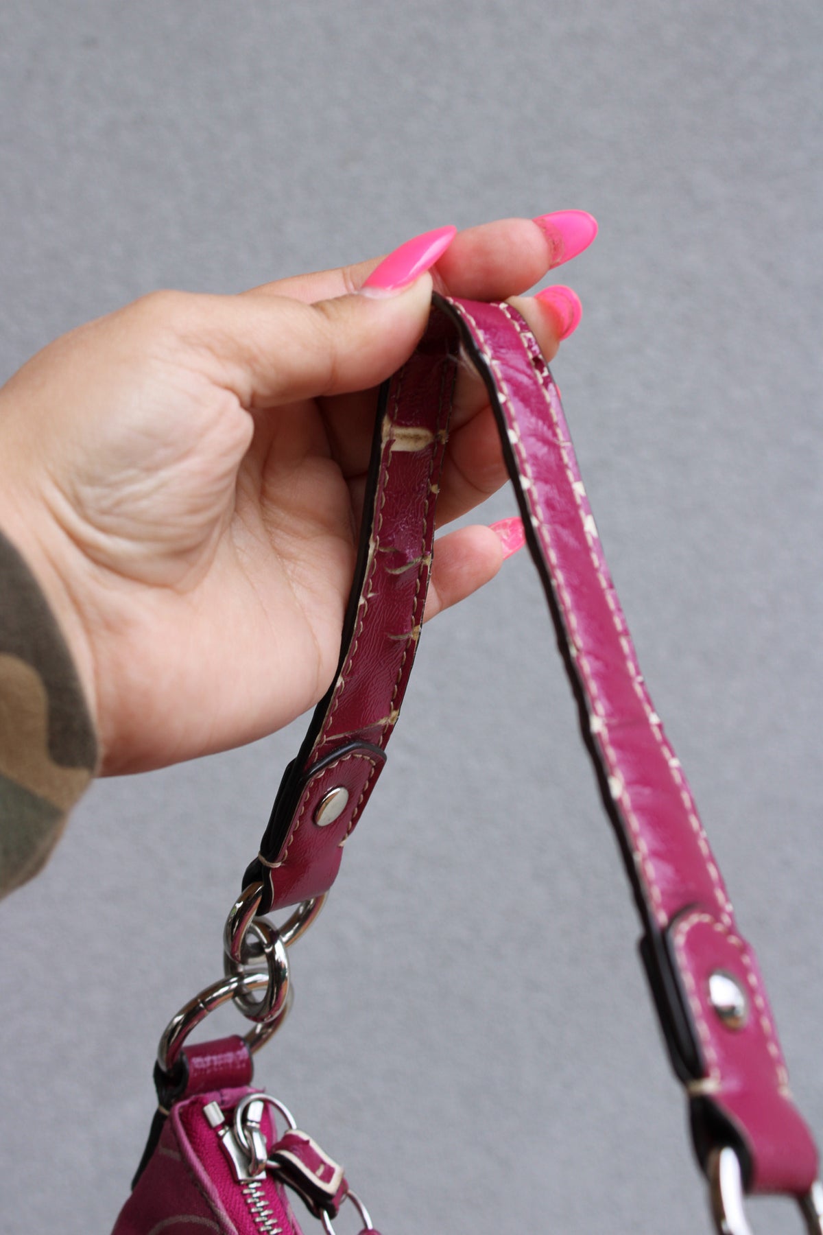 Vintage Pink Coach Bag