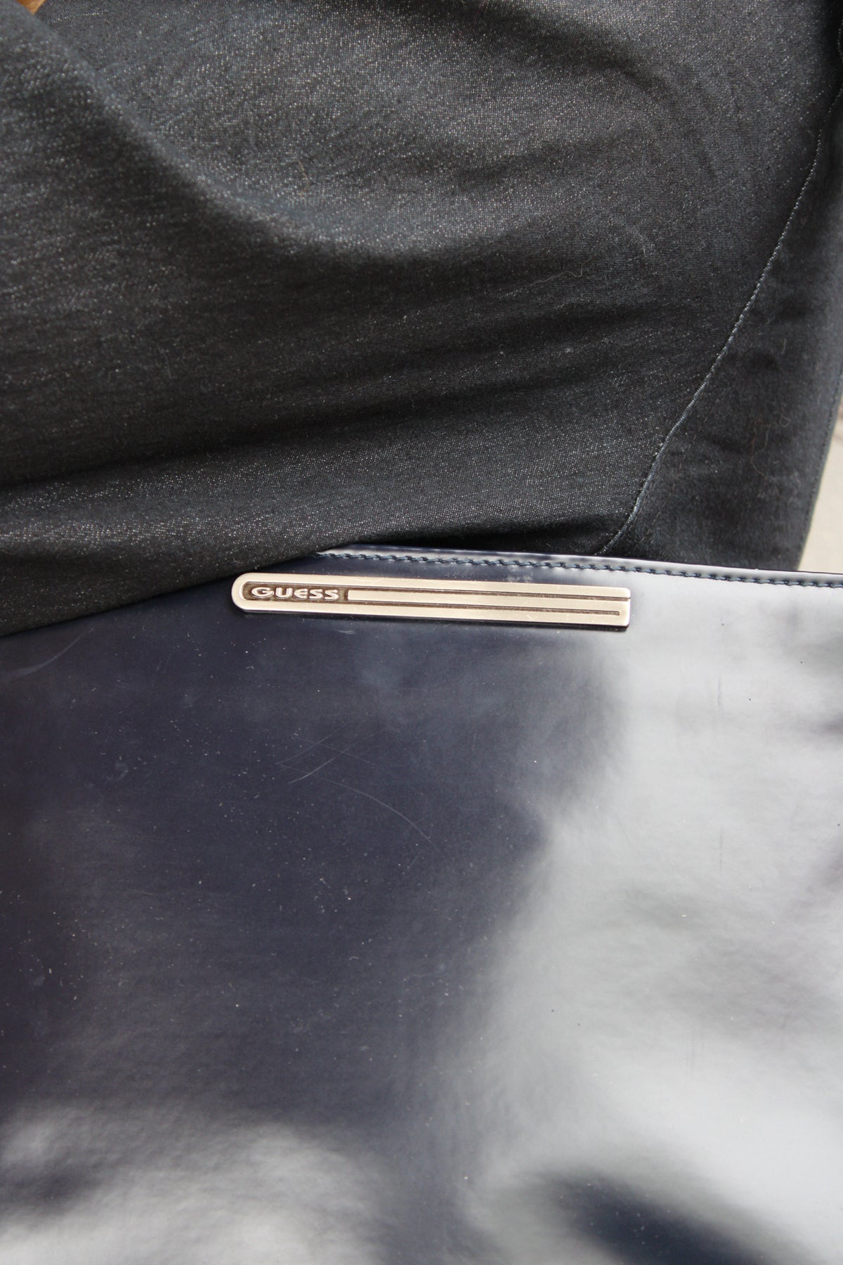 Navy Blue 90s Guess bag