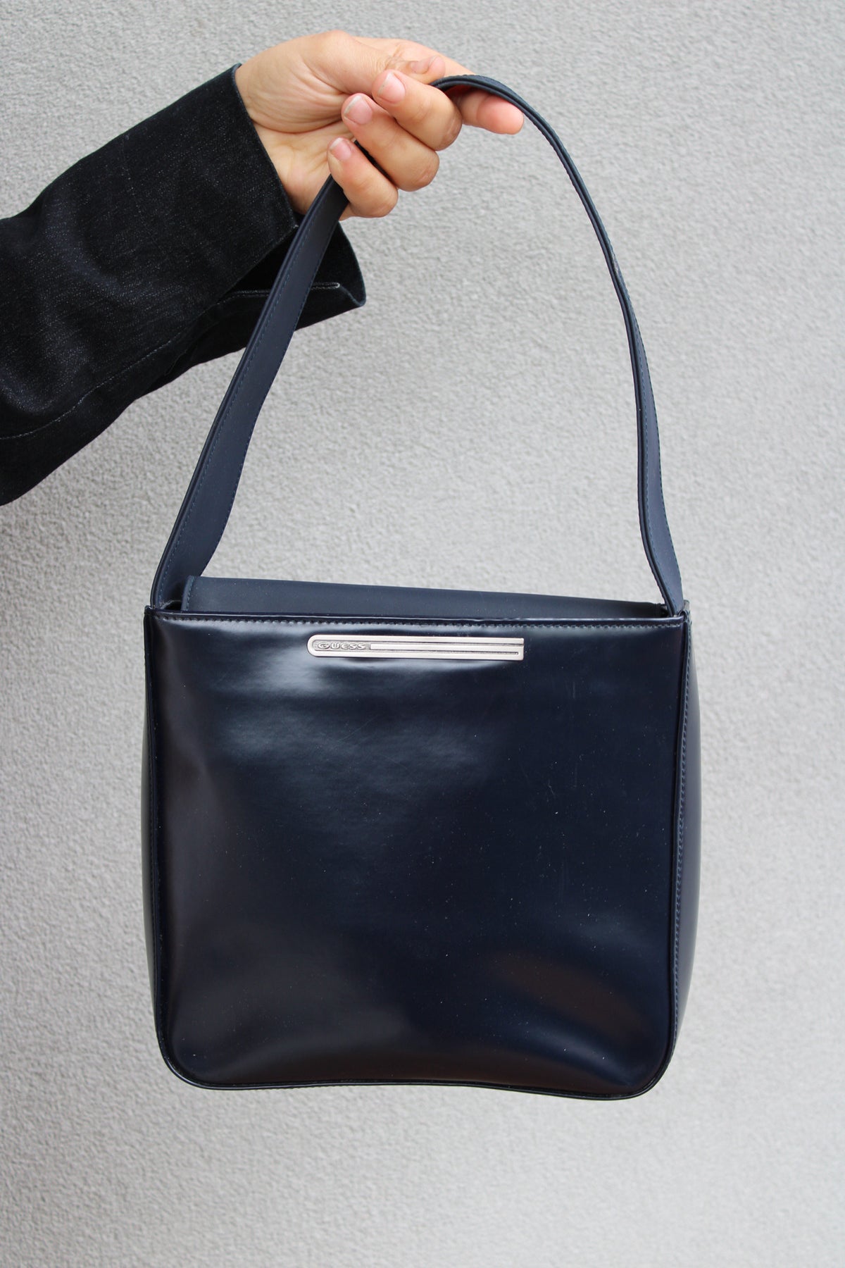 Navy Blue 90s Guess bag