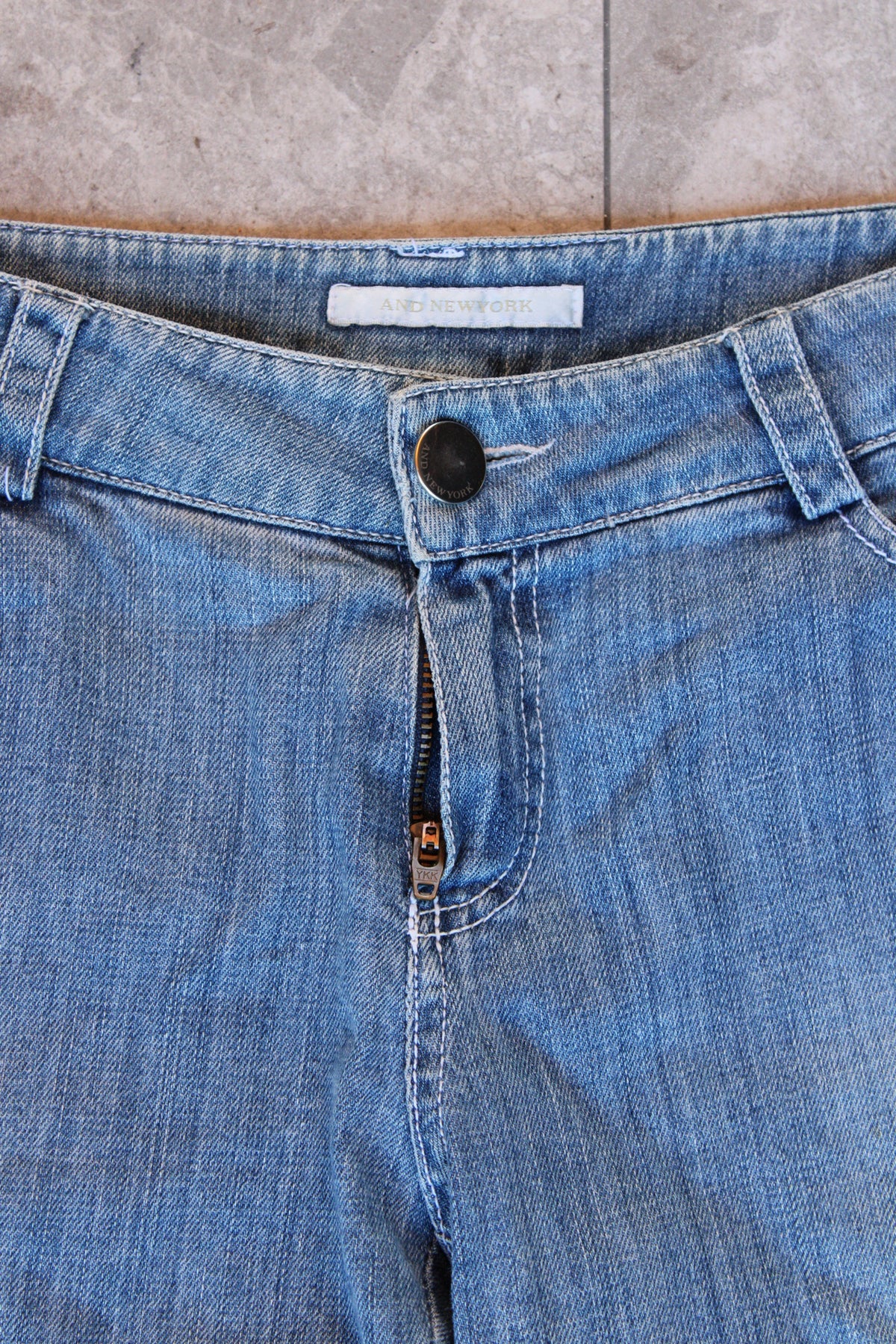 Denim Capris with Embelishements