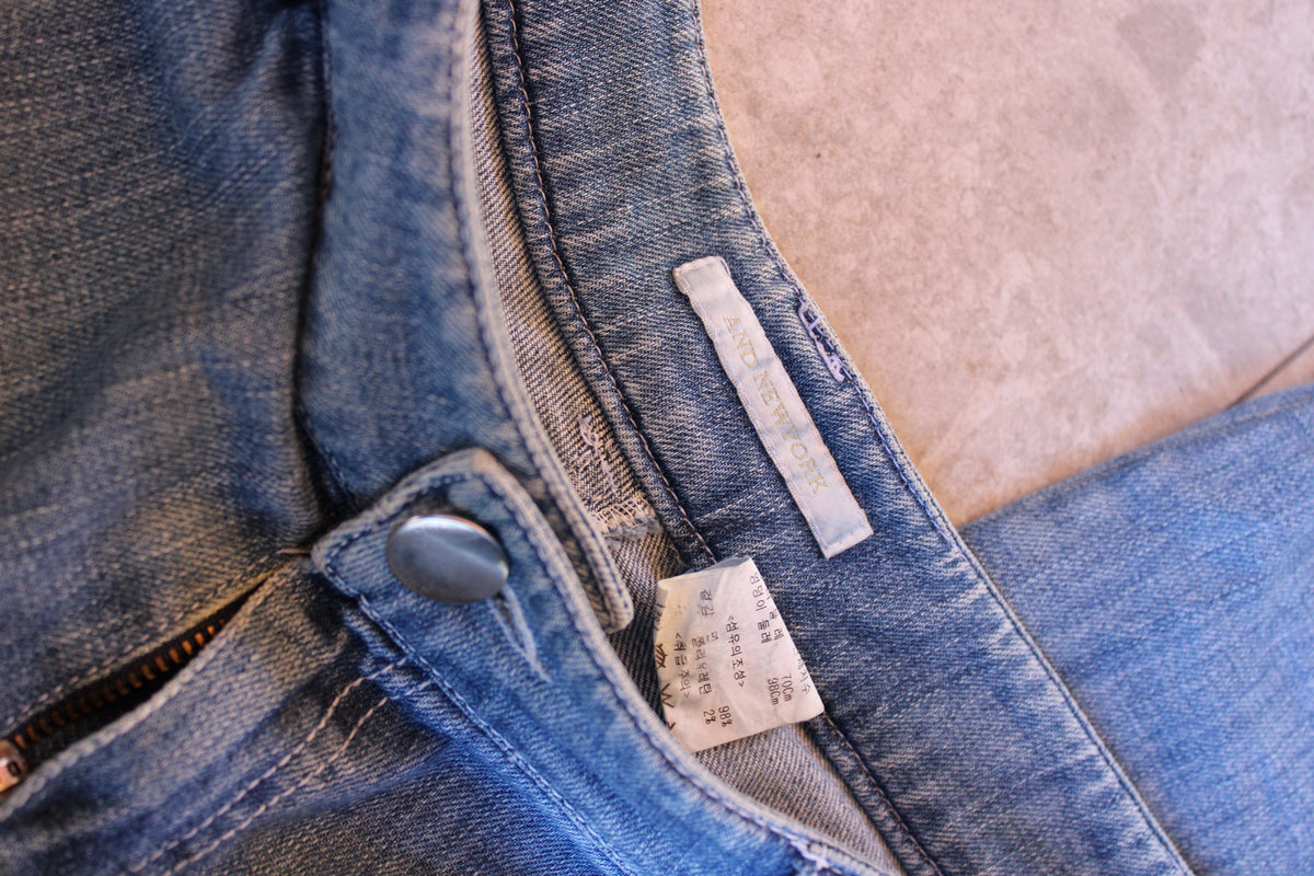Denim Capris with Embelishements