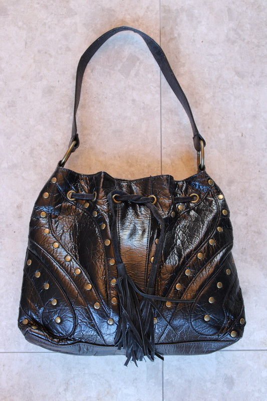Studded Leather Bag