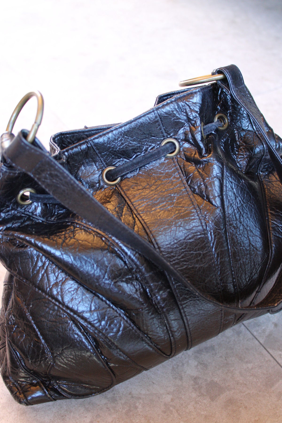 Studded Leather Bag
