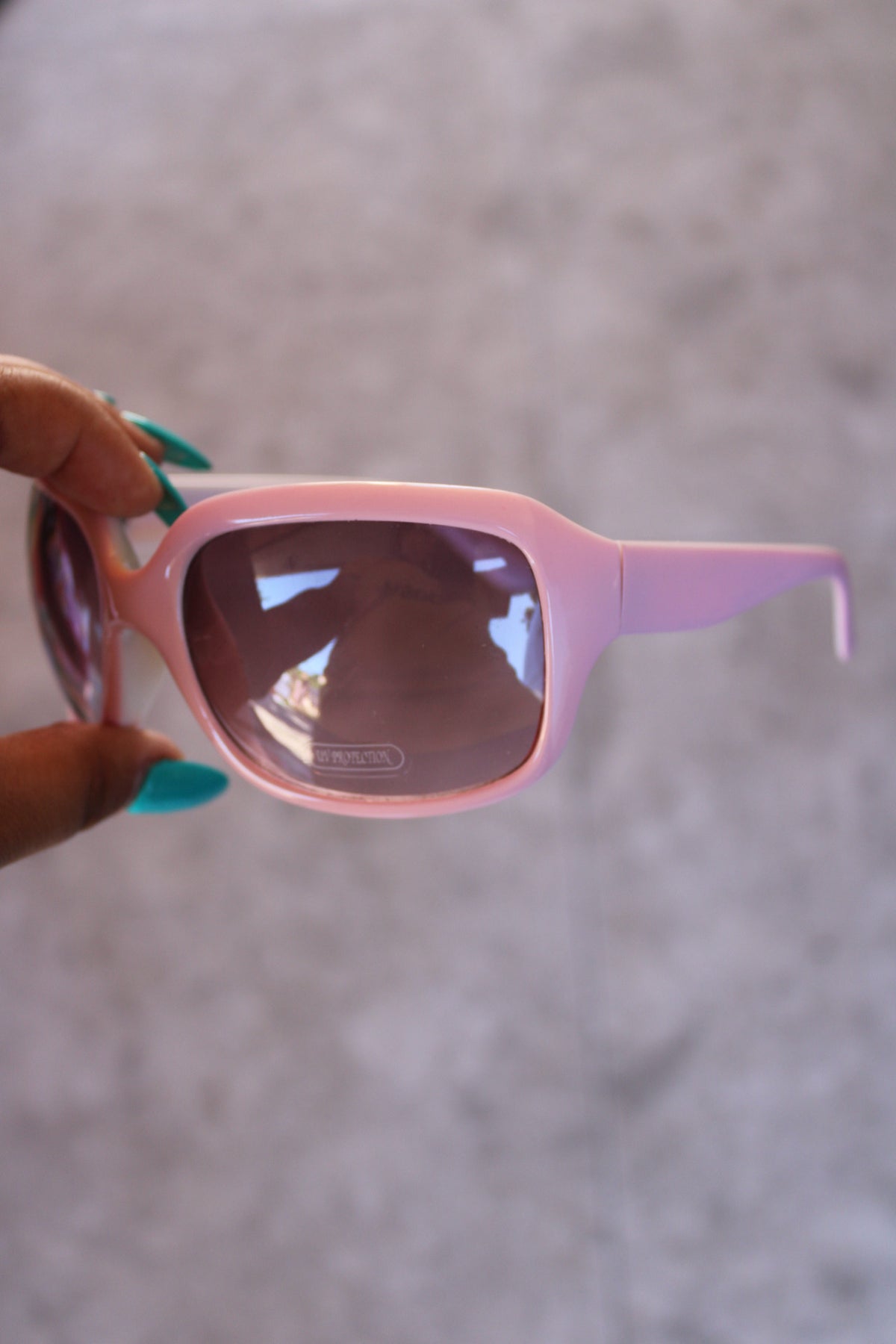 Oversized baby Pink Sunglasses