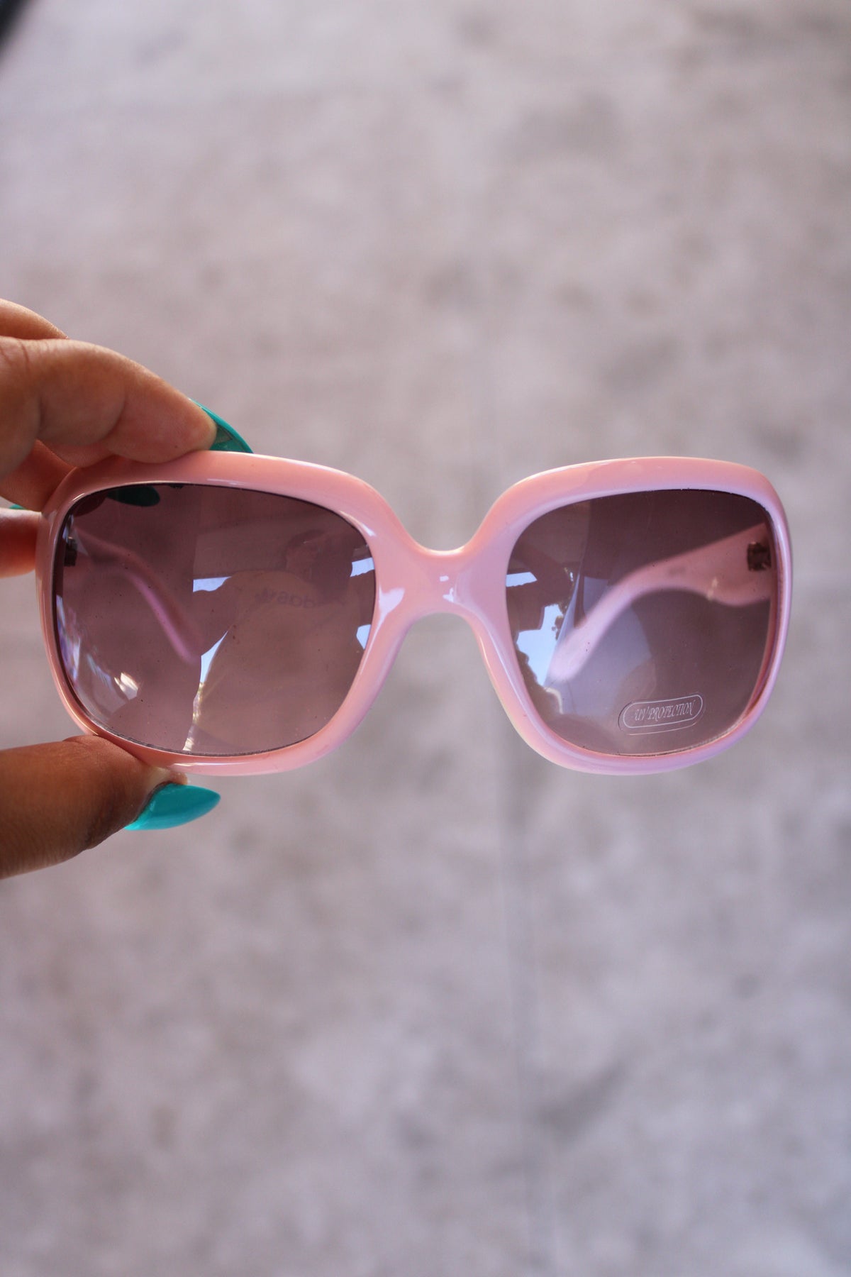 Oversized baby Pink Sunglasses