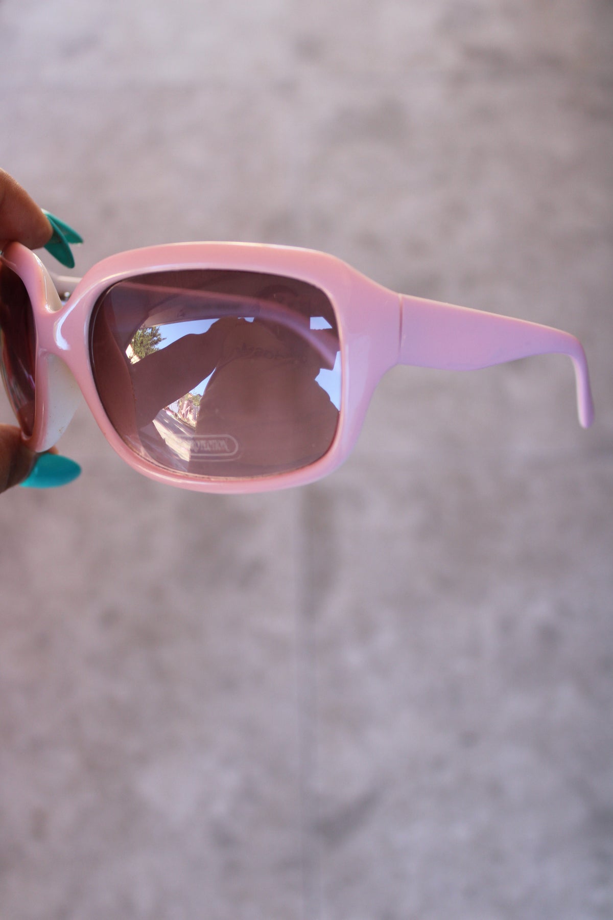 Oversized baby Pink Sunglasses
