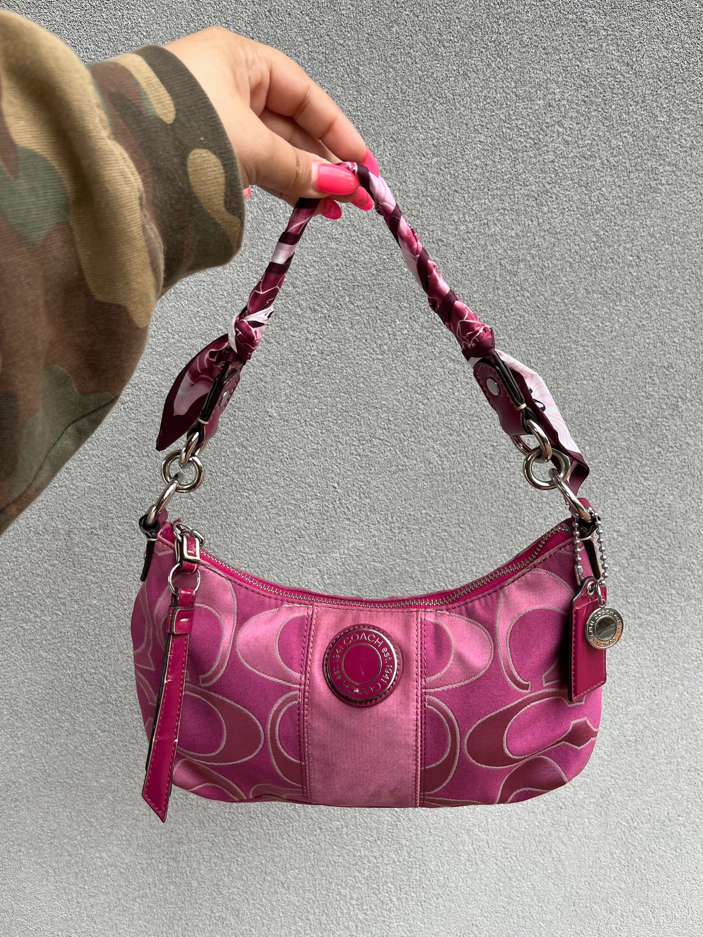 Vintage Pink Coach Bag