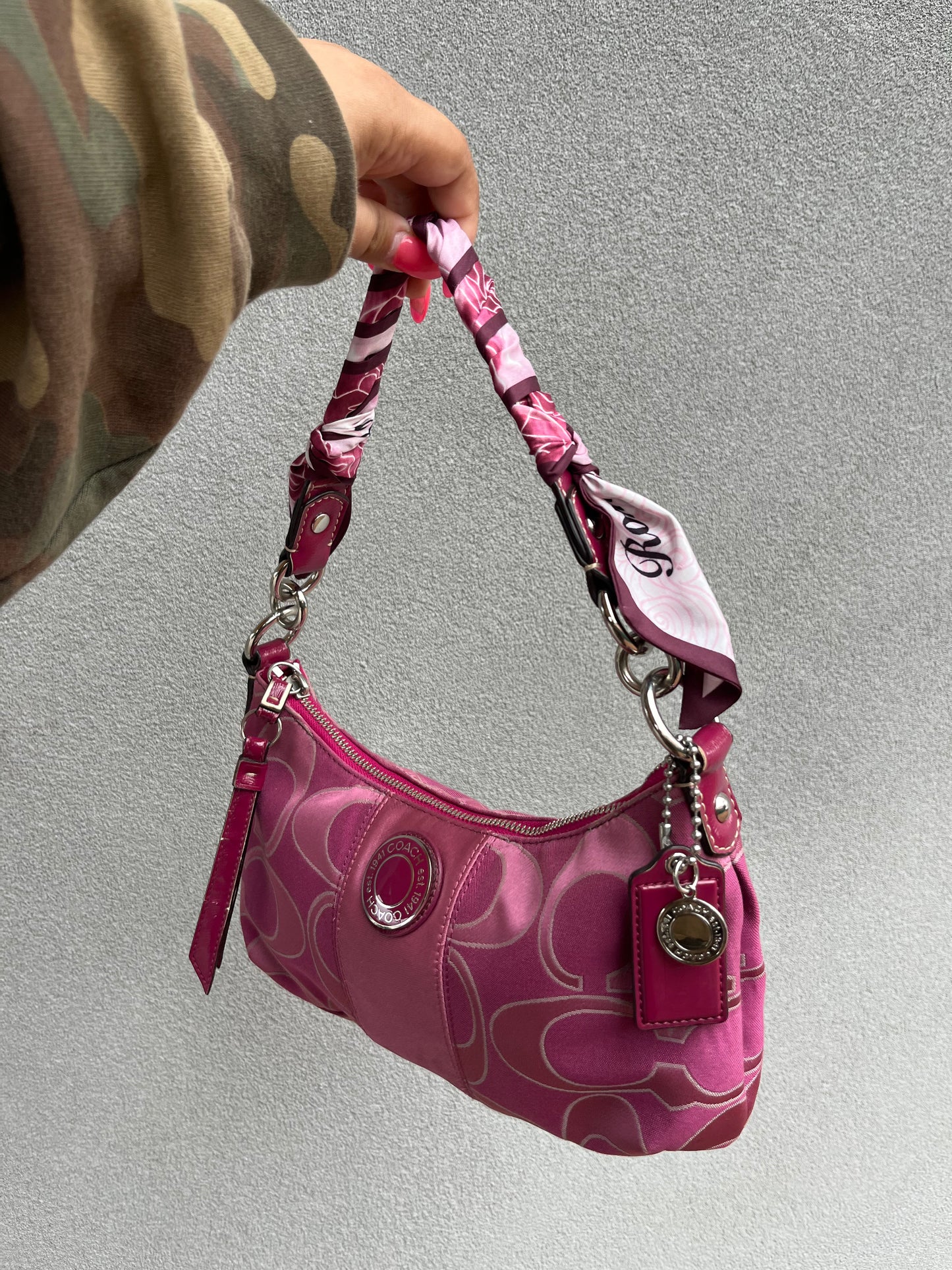 Vintage Pink Coach Bag