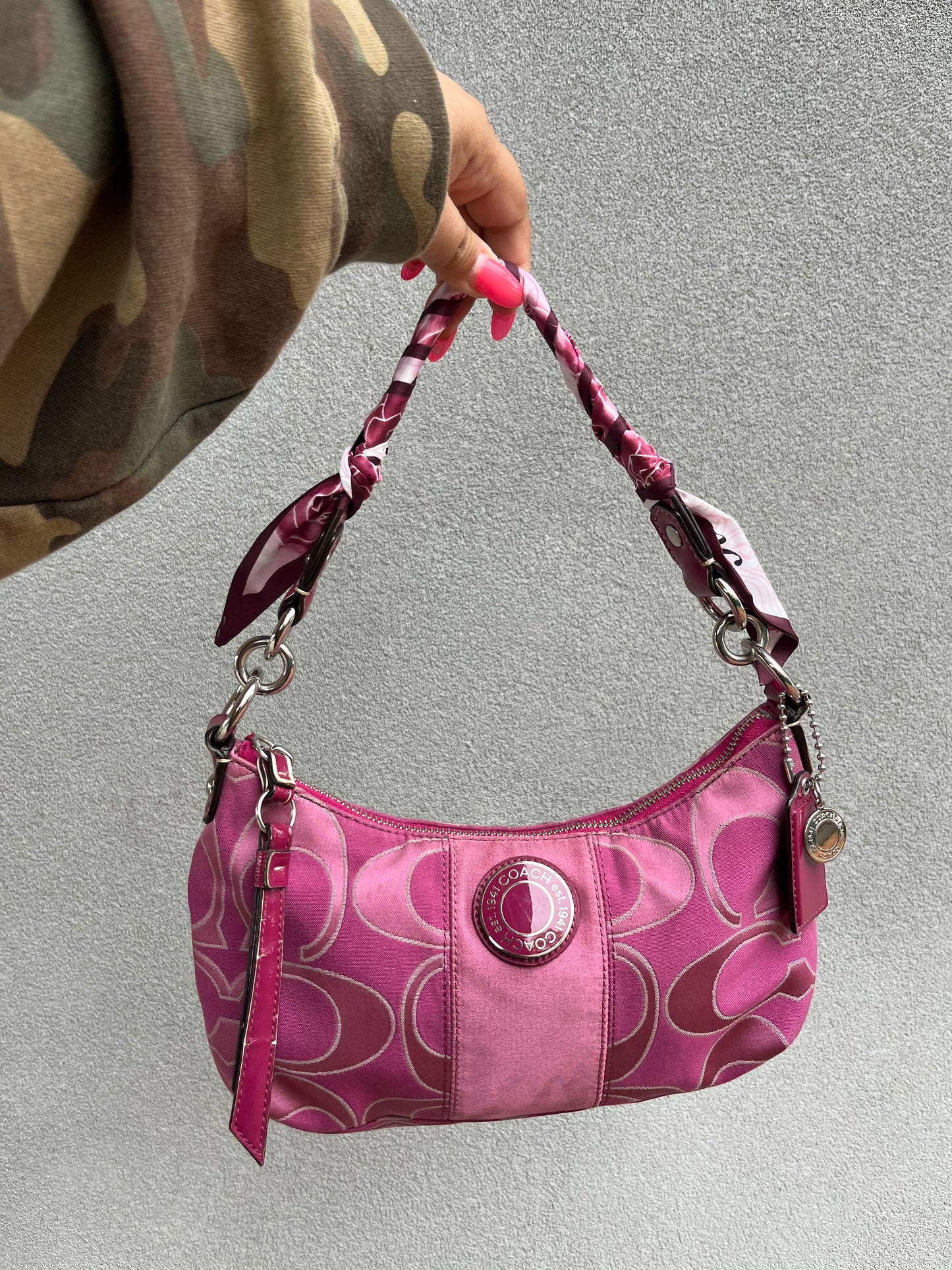 Vintage Pink Coach Bag