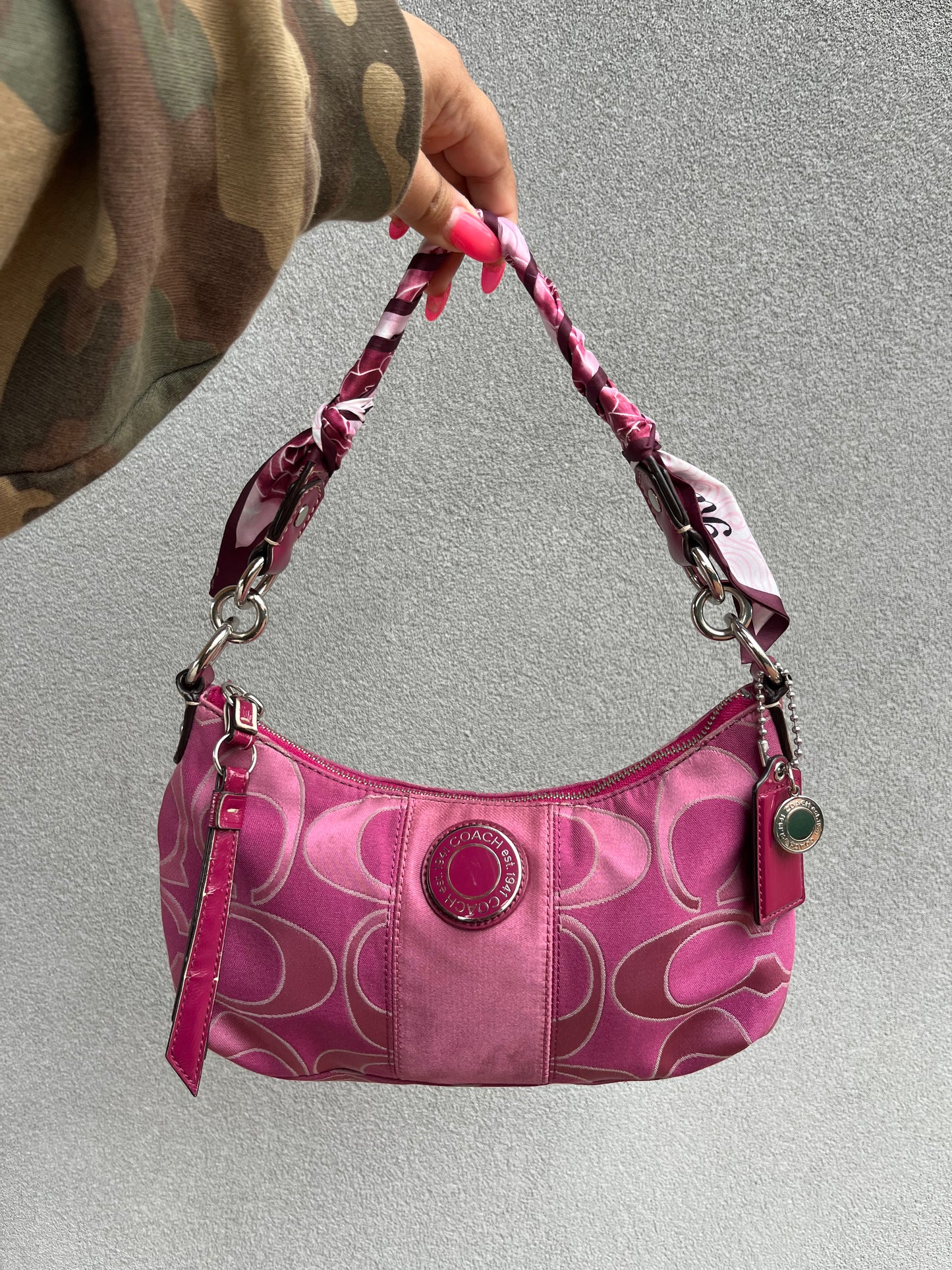 Vintage Pink Coach Bag