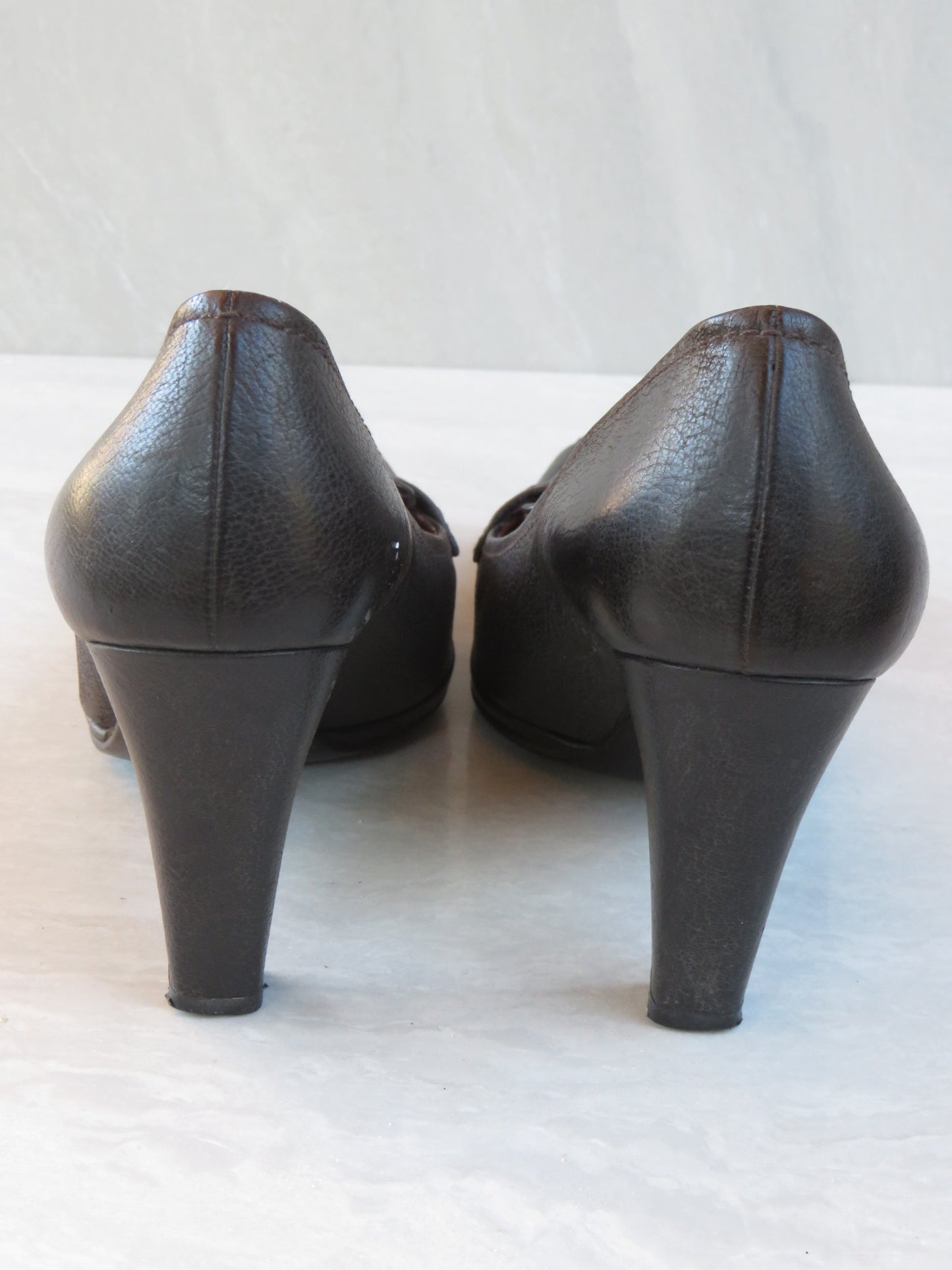 Prada Brown heeled Loafers