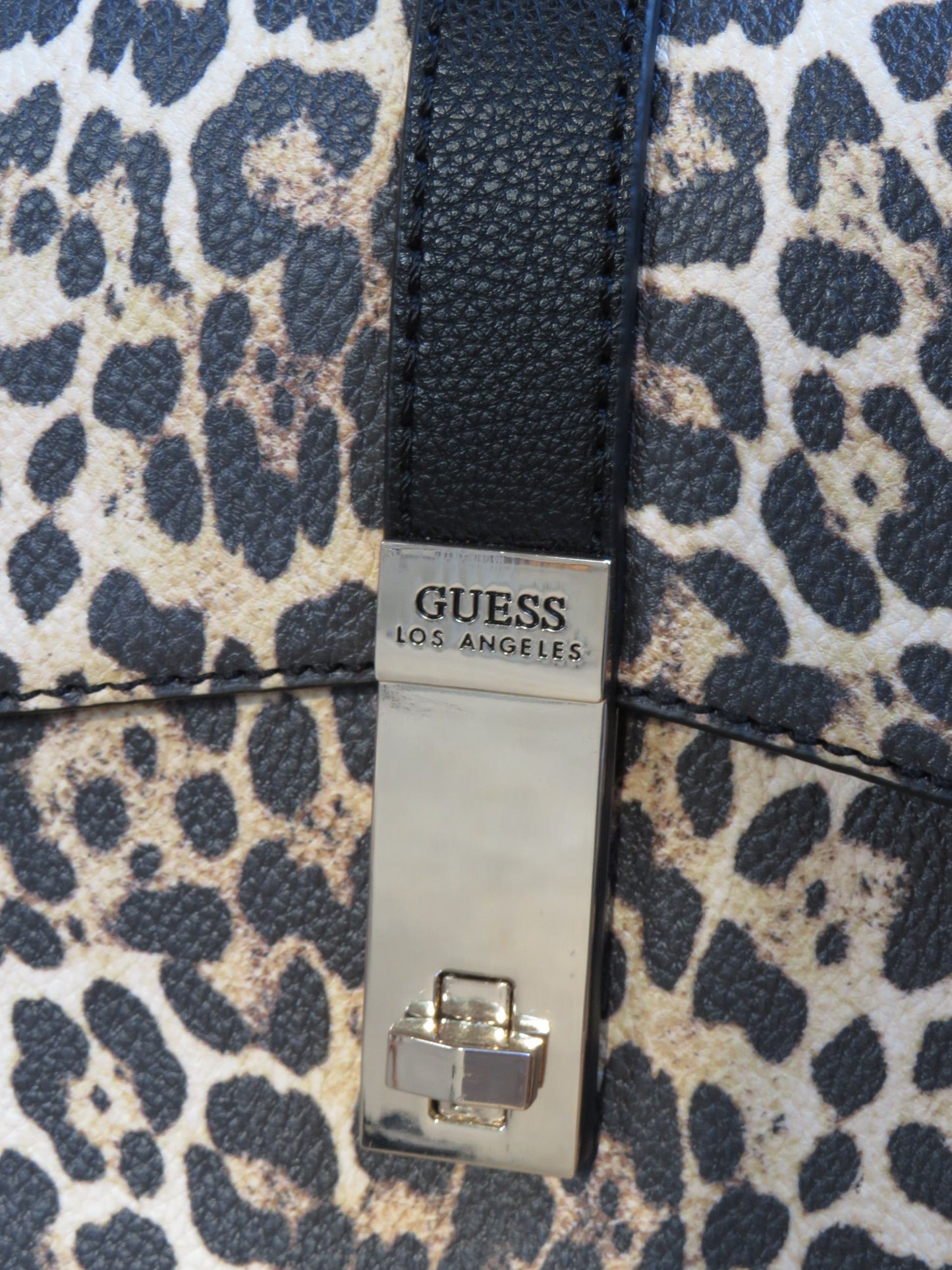 Guess Leopard Saddle Bag