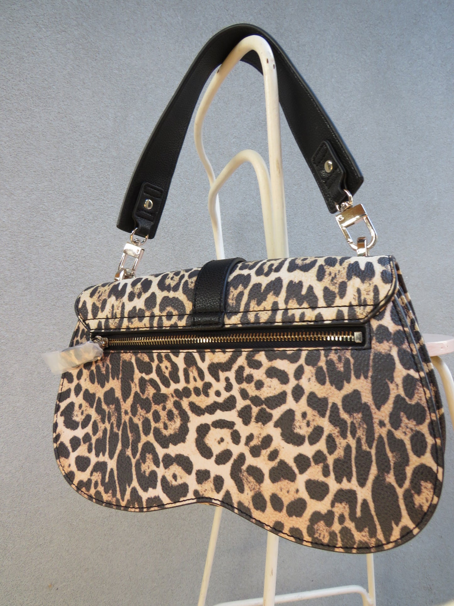 Guess Leopard Saddle Bag