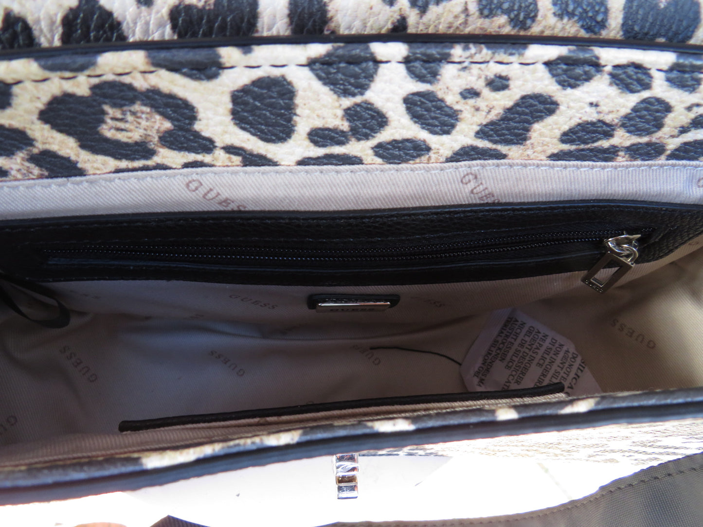 Guess Leopard Saddle Bag