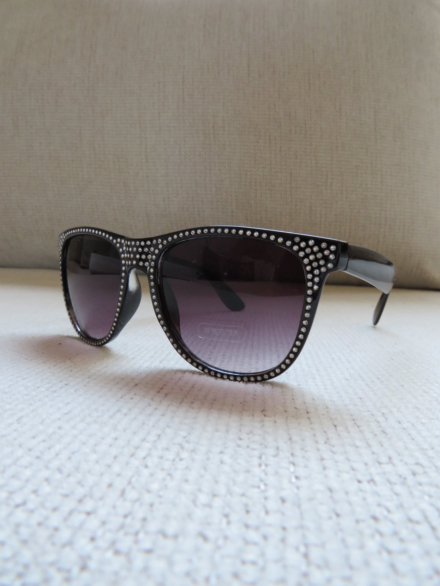 Rhinestone Black sunglasses