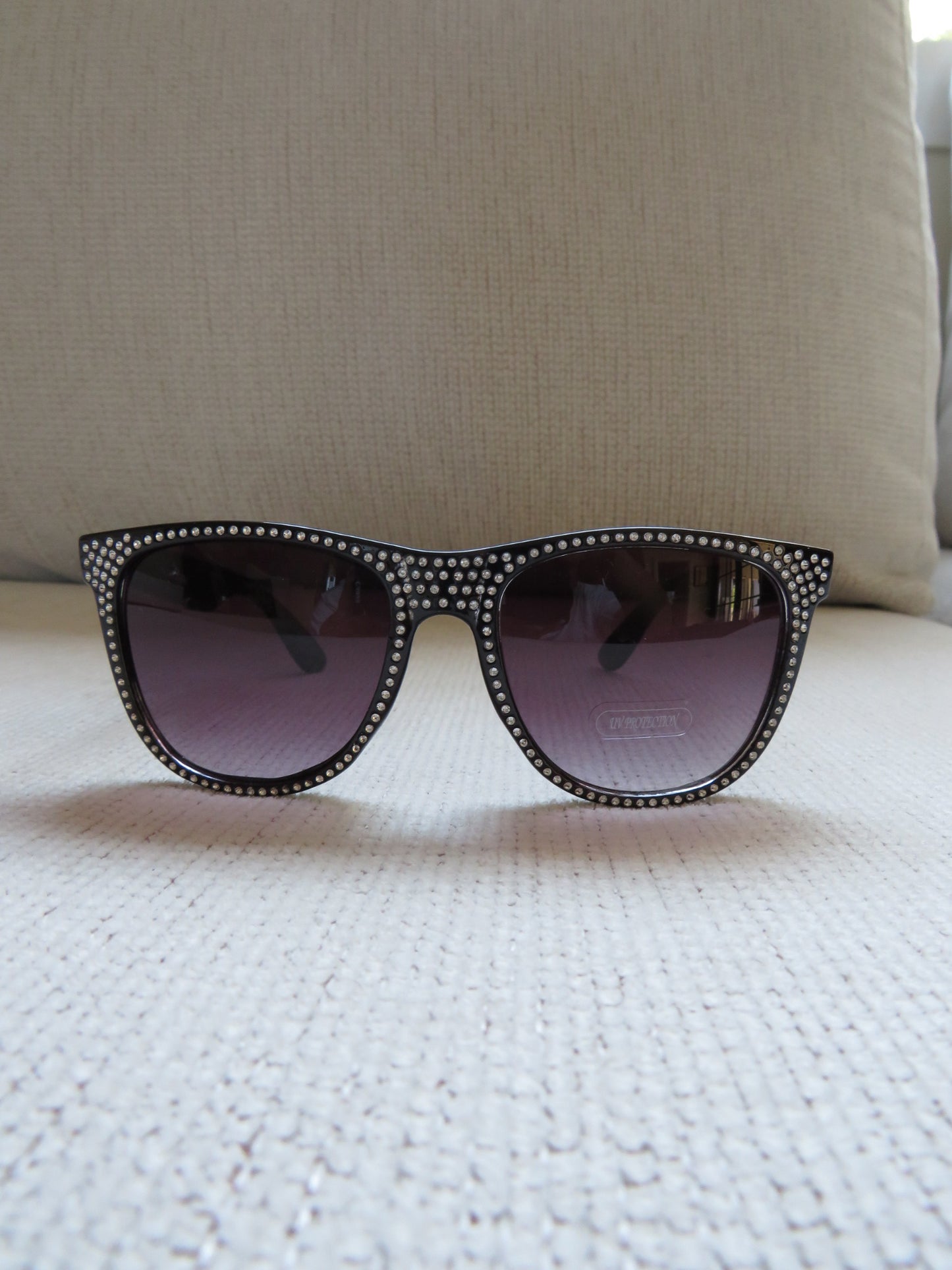 Rhinestone Black sunglasses